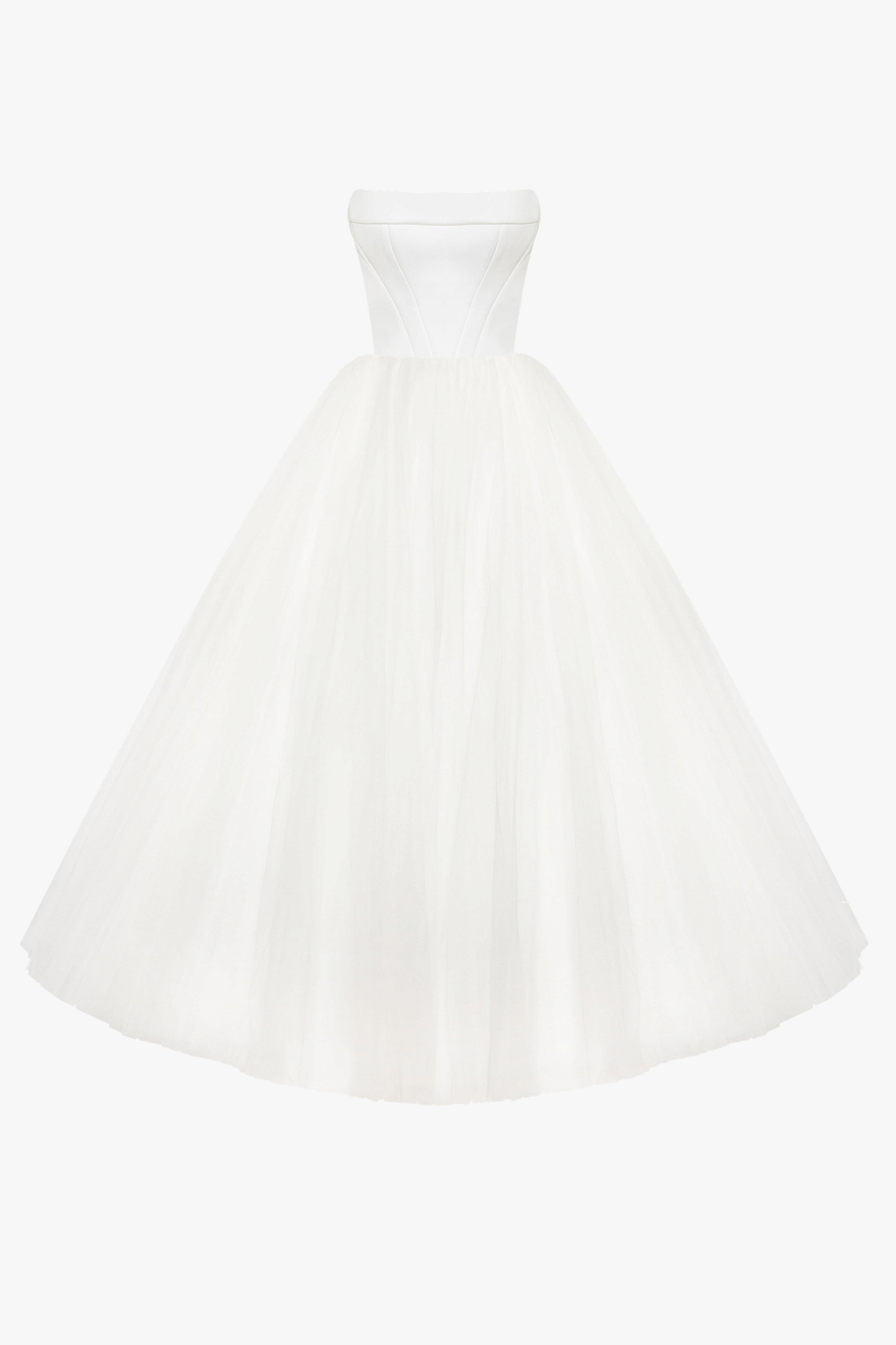 Spectacular tulle evening co-ord set with statement long gloves, Xo Xo made by Milla