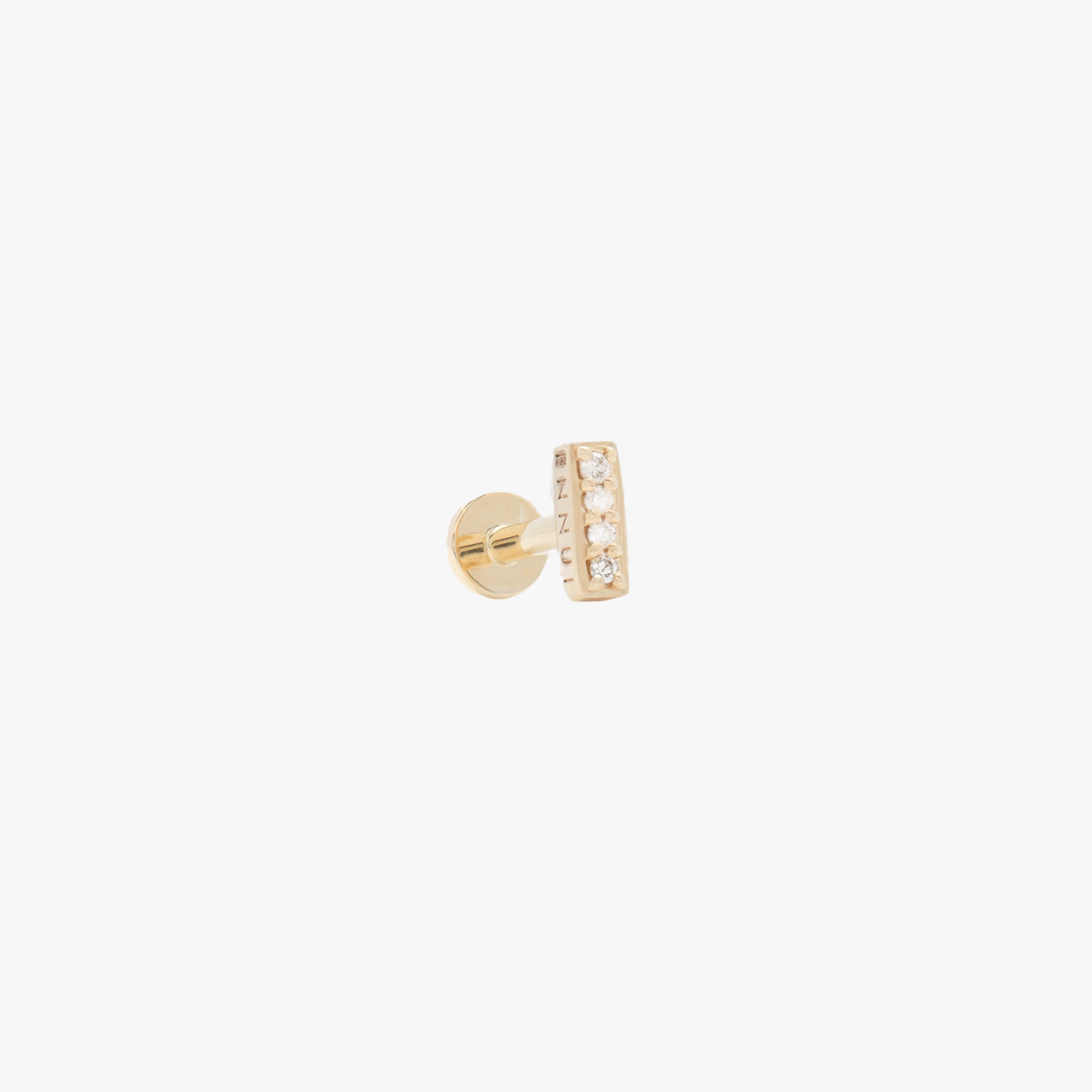 SENORITA LABRET - WHITE DIAMOND & YELLOW GOLD made by ENNUI