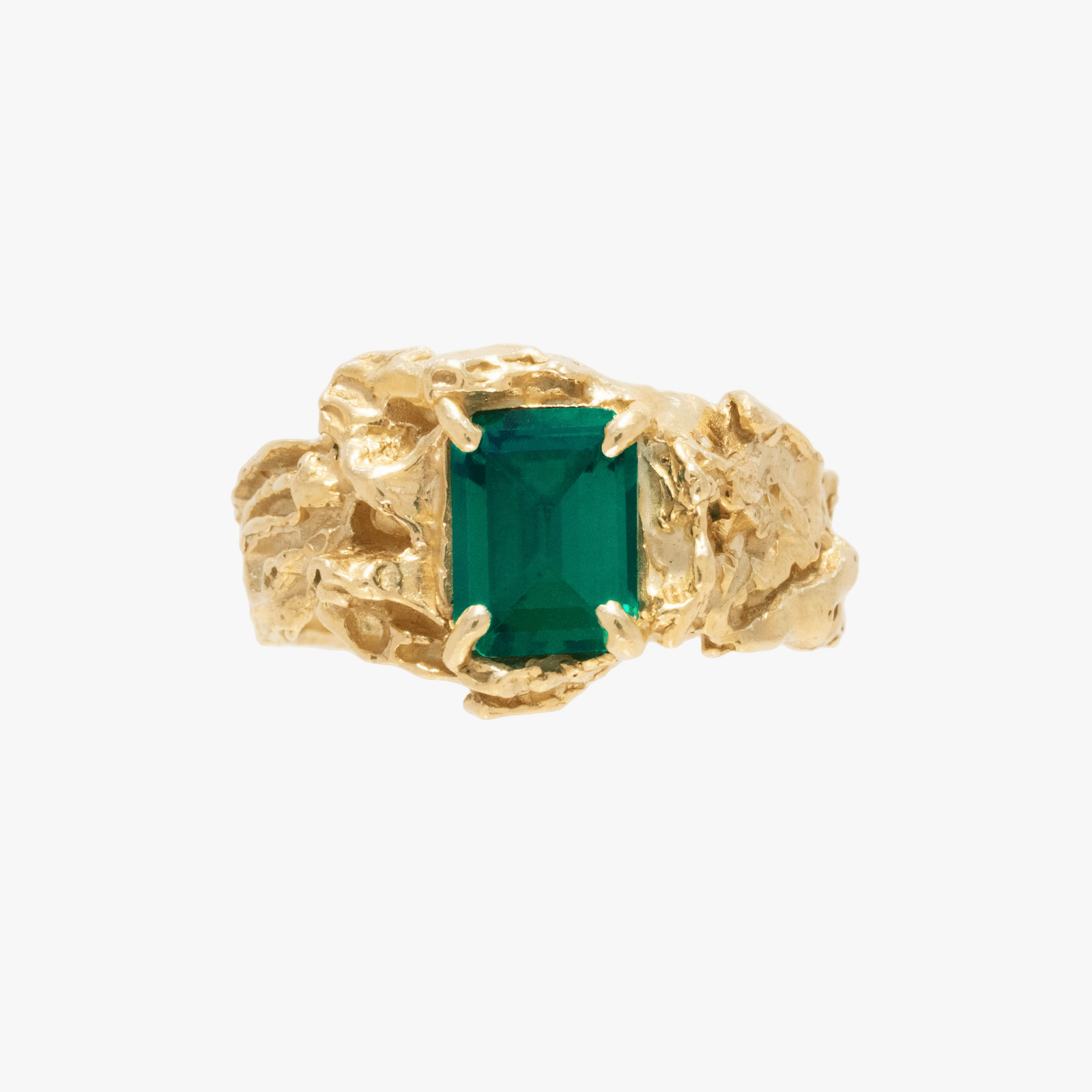 Shimeji Emerald Ring made by Loveness Lee