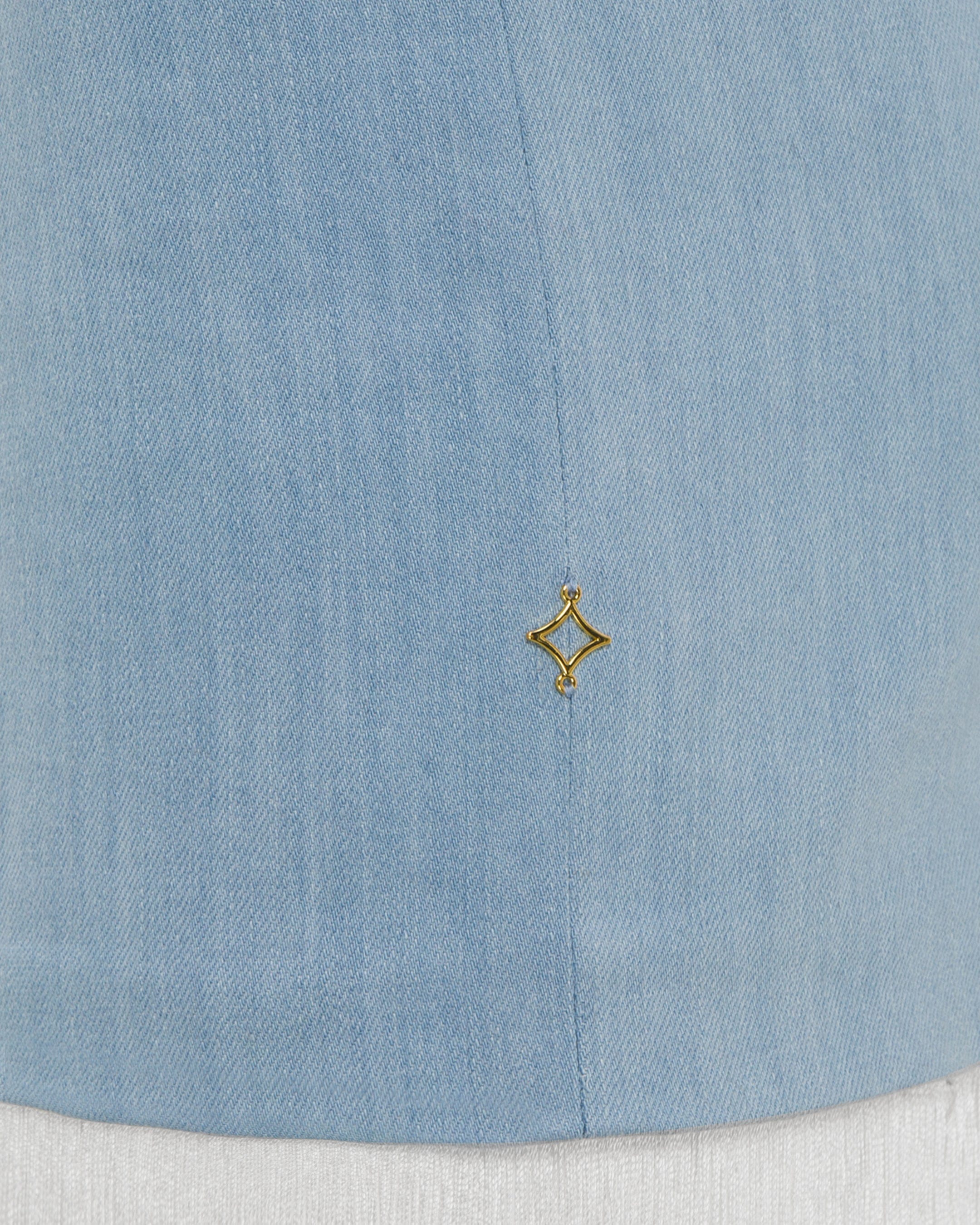 Skye Denim Dress made by ONORI