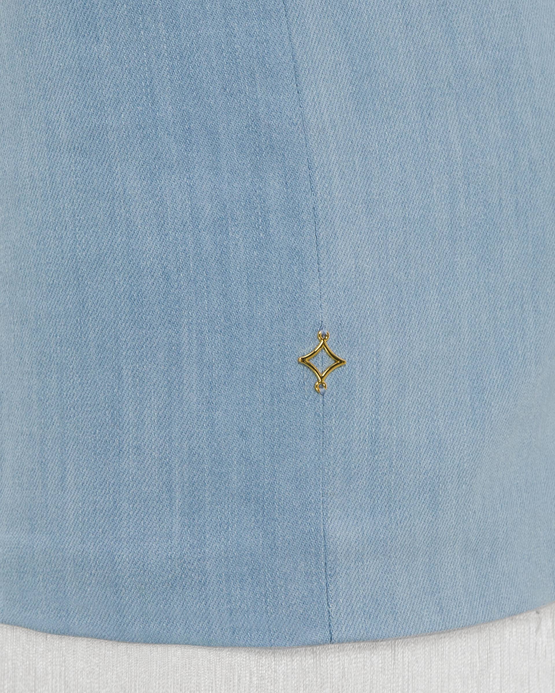 Skye Denim Dress made by ONORI