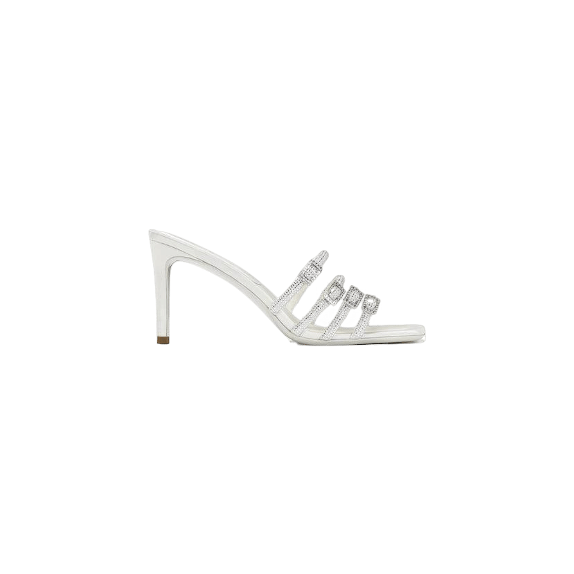White Shay Sandals (Final Sale) in White made by Nana Jacqueline