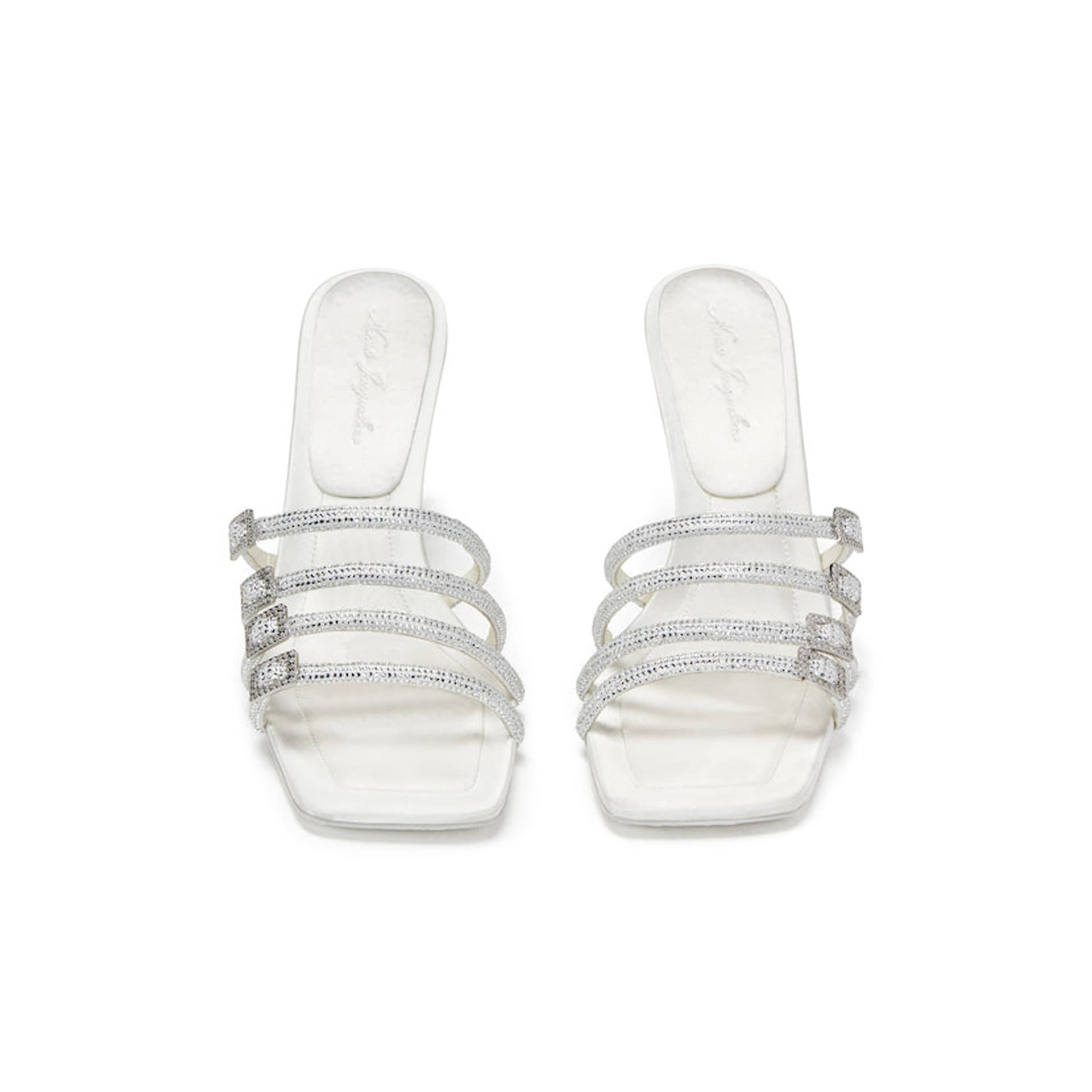 White Shay Sandals (Final Sale) in White made by Nana Jacqueline