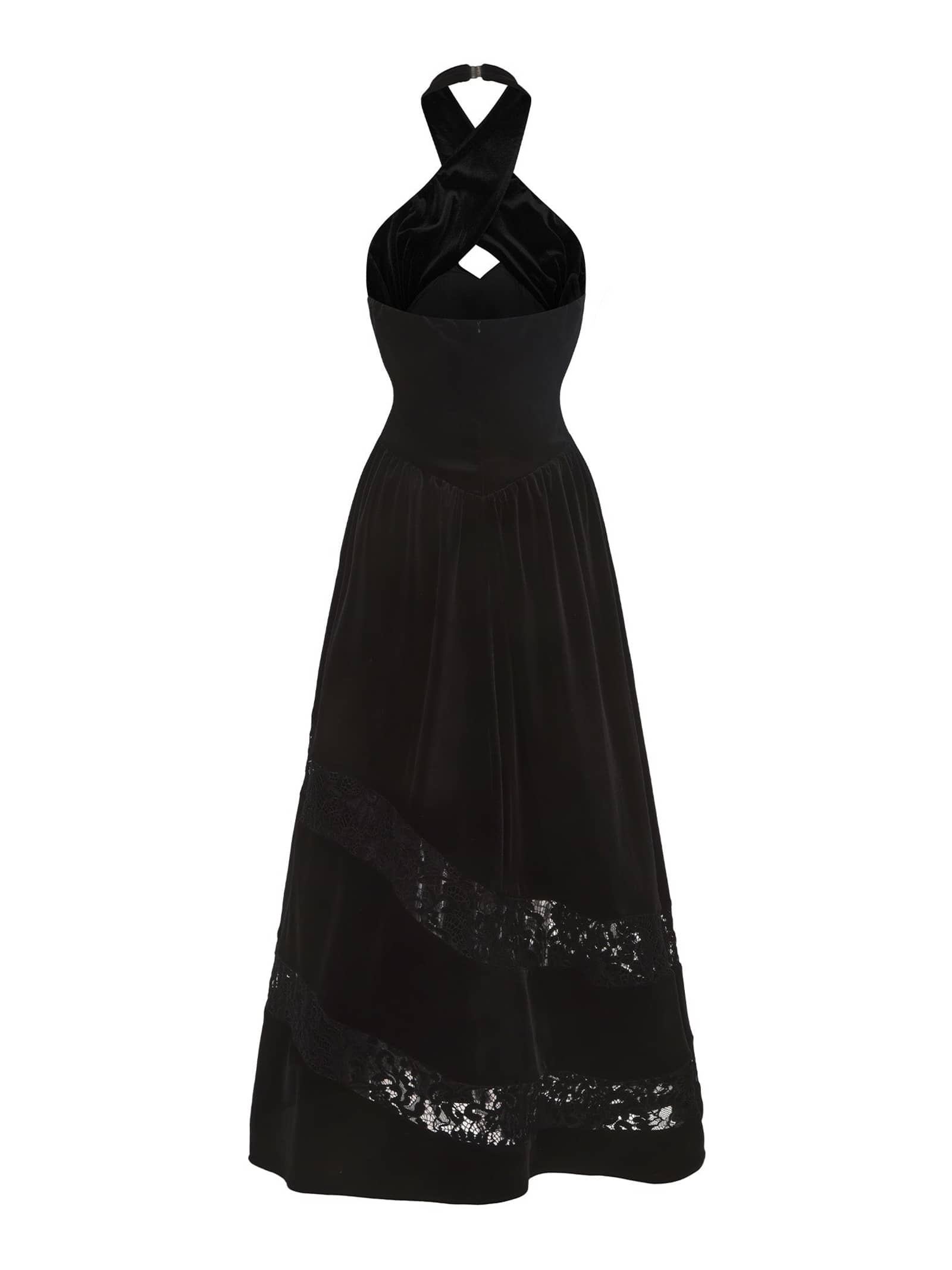 Maxine Velvet Dress (Black) made by Nana Jacqueline