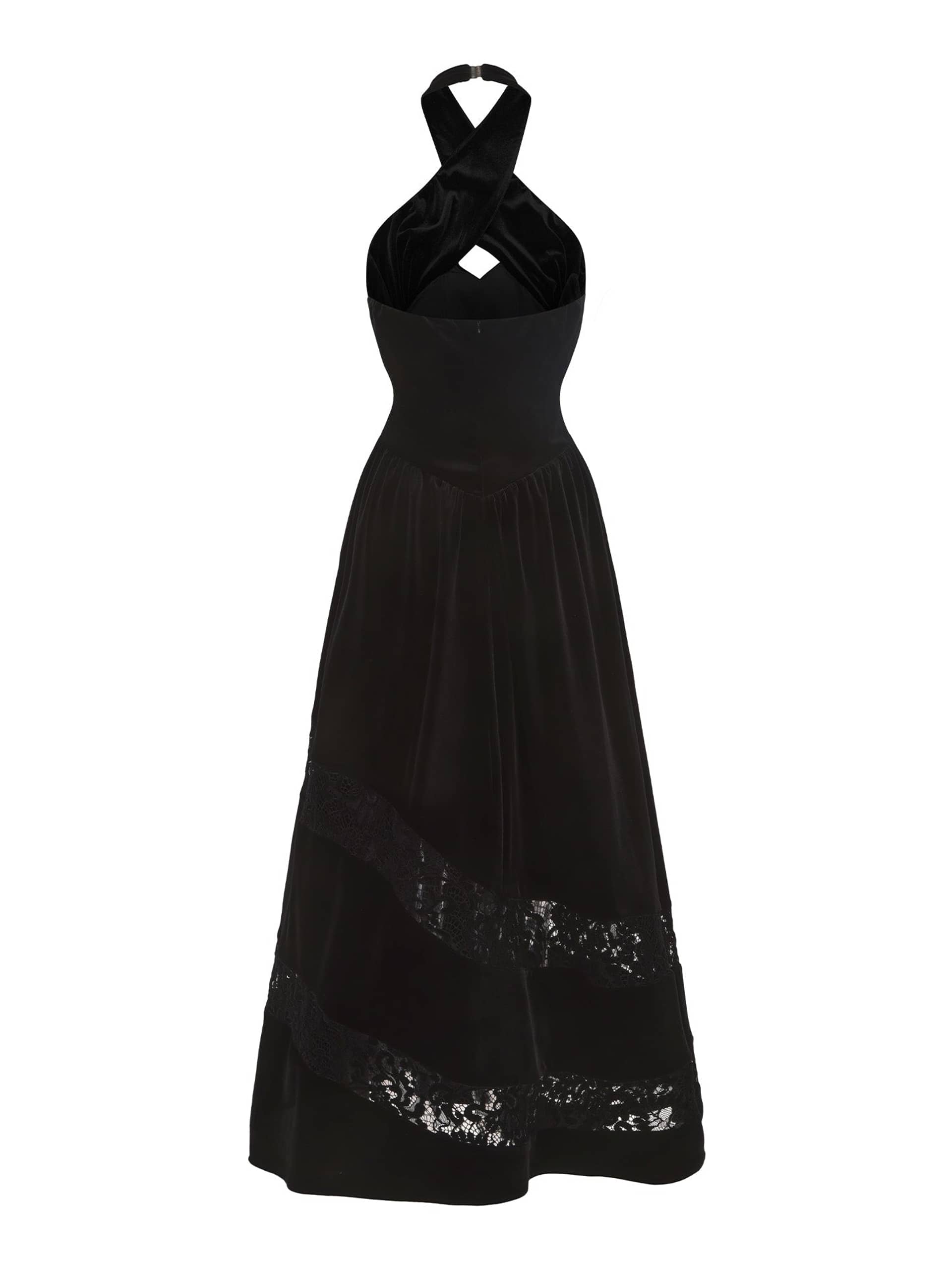 Maxine Velvet Dress (Black) made by Nana Jacqueline