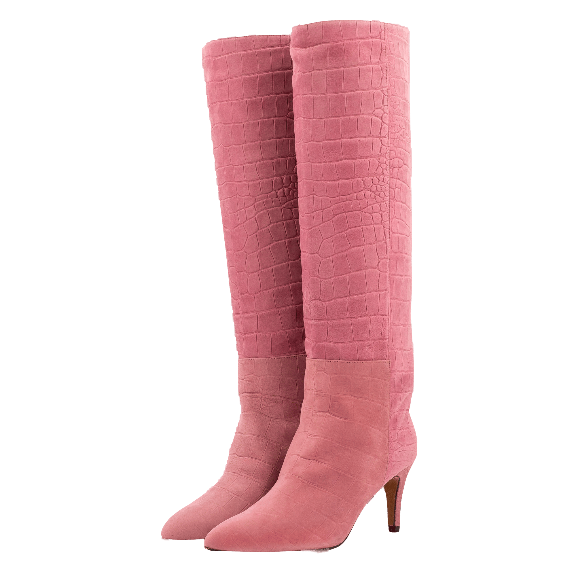 ROMA PINK TALL BOOTS made by Toral