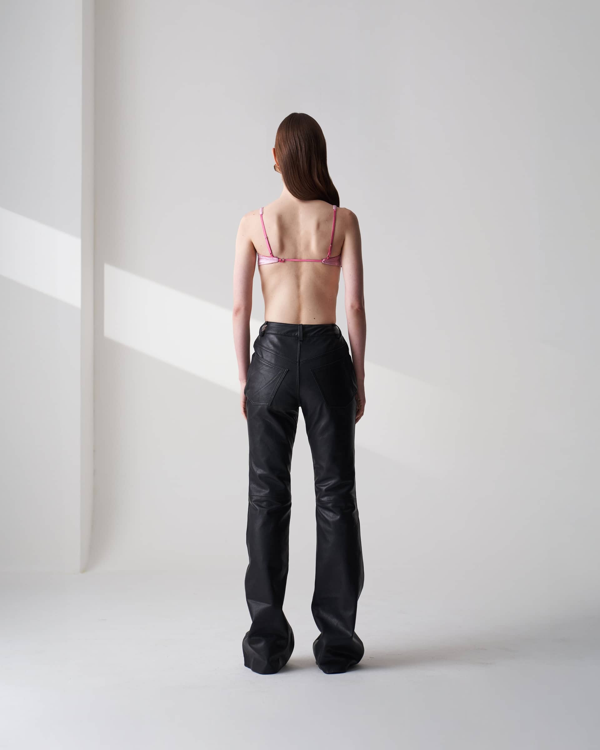 Black Leather Trousers made by Szabo Sihag