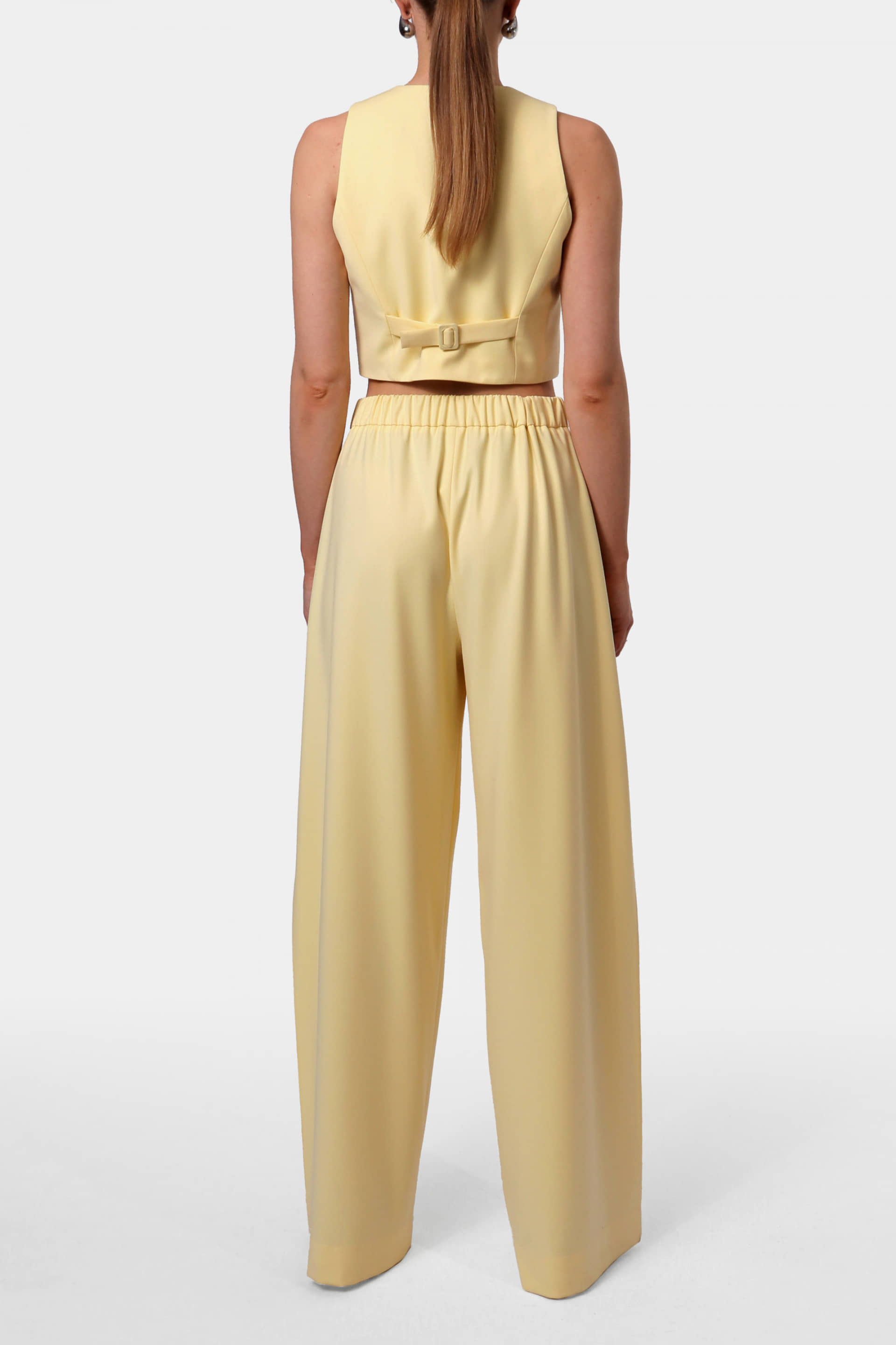 Pants Omena Butter Yellow made by HALEWSKI