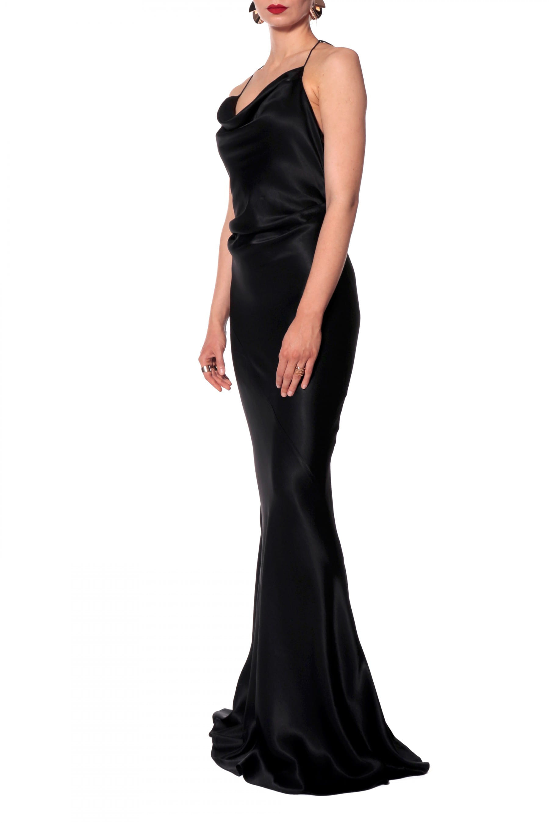 Dress Melanie Black made by HALEWSKI