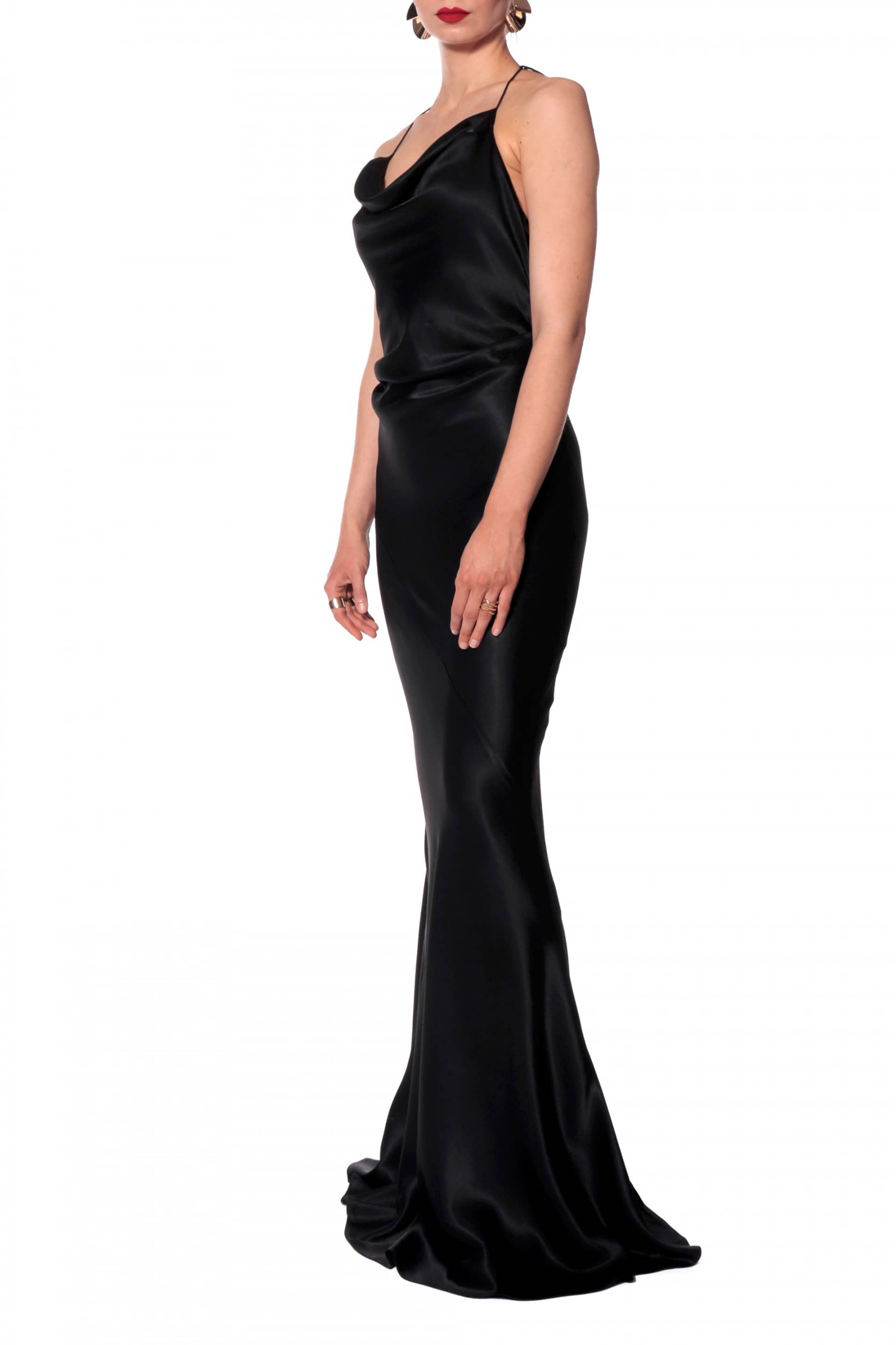 Dress Melanie Black made by HALEWSKI