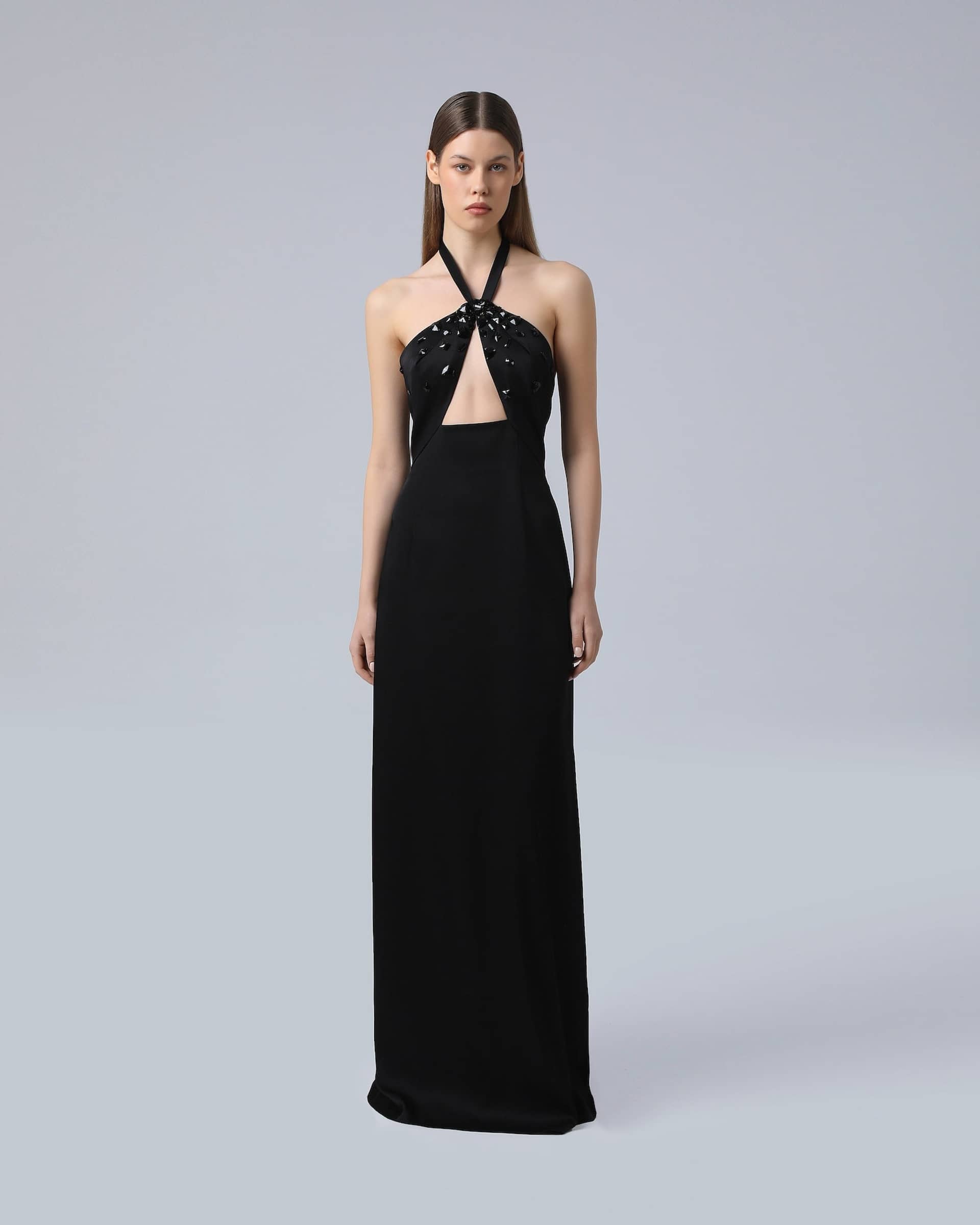 Embellished Cutout Maxi Dress made by NDS The Label
