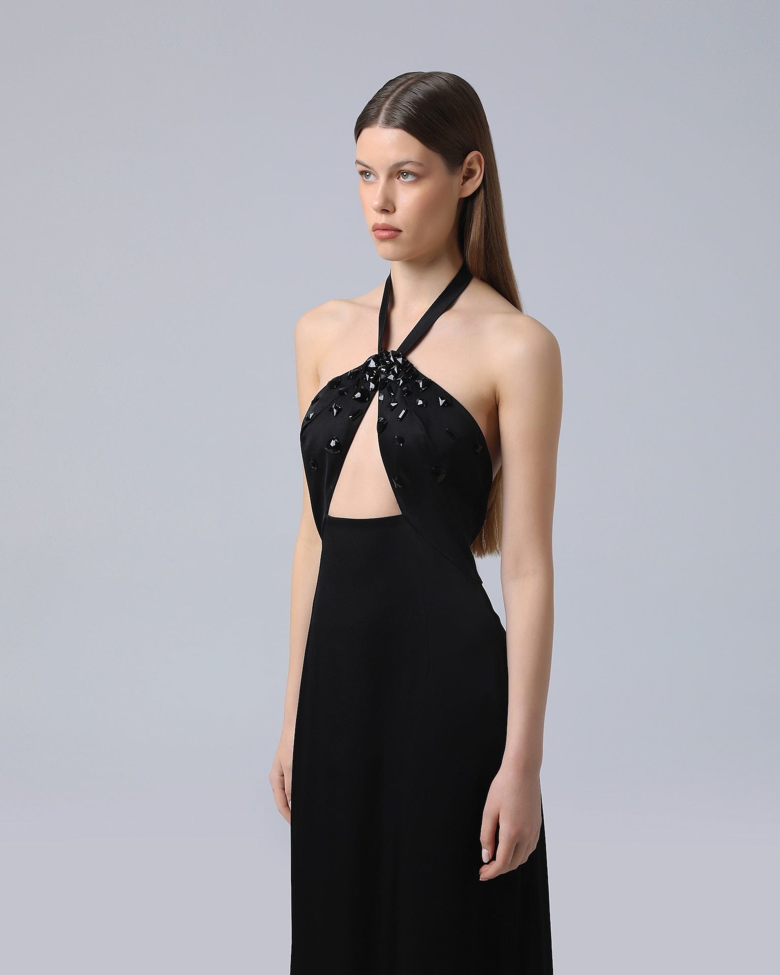 Embellished Cutout Maxi Dress made by NDS The Label