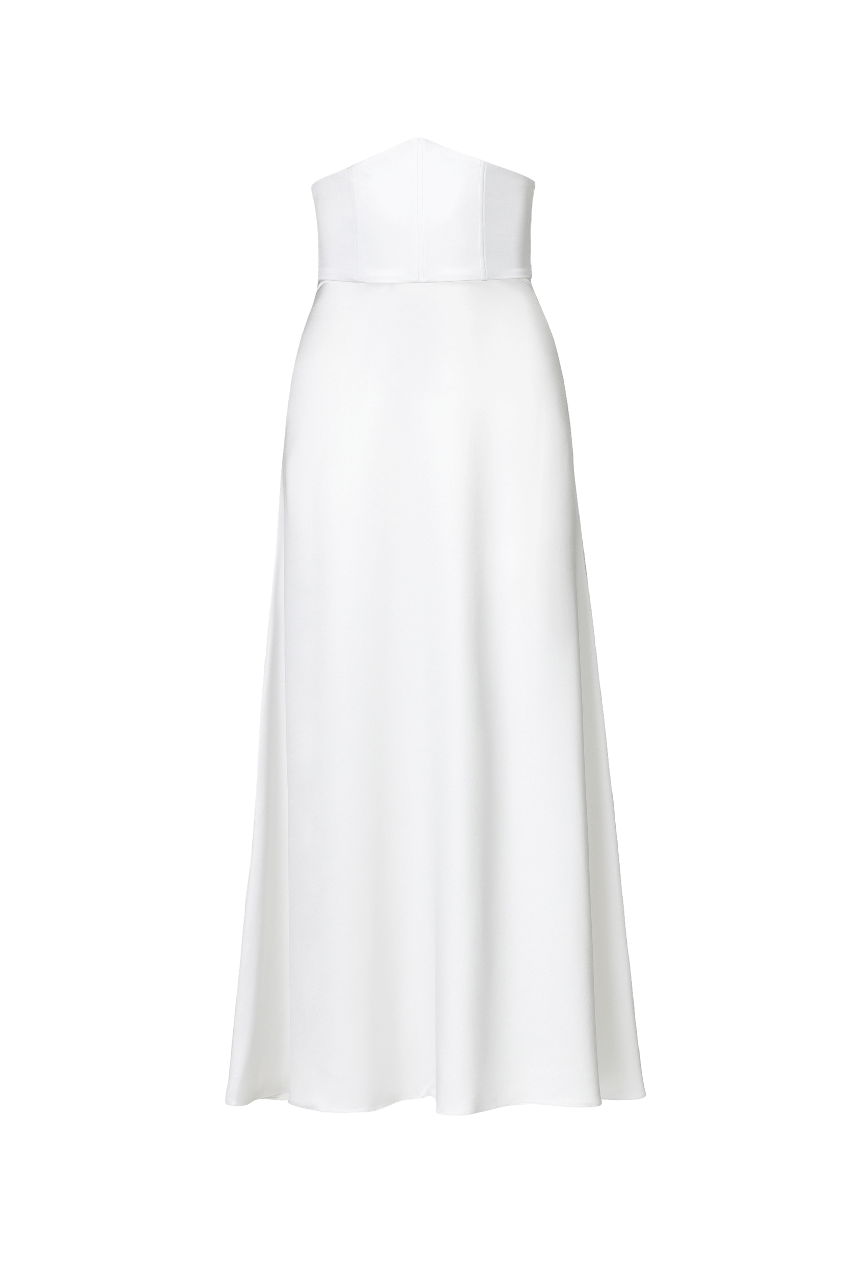 Endless Summer Silk Skirt in White made by Vestiaire d'un Oiseau Libre
