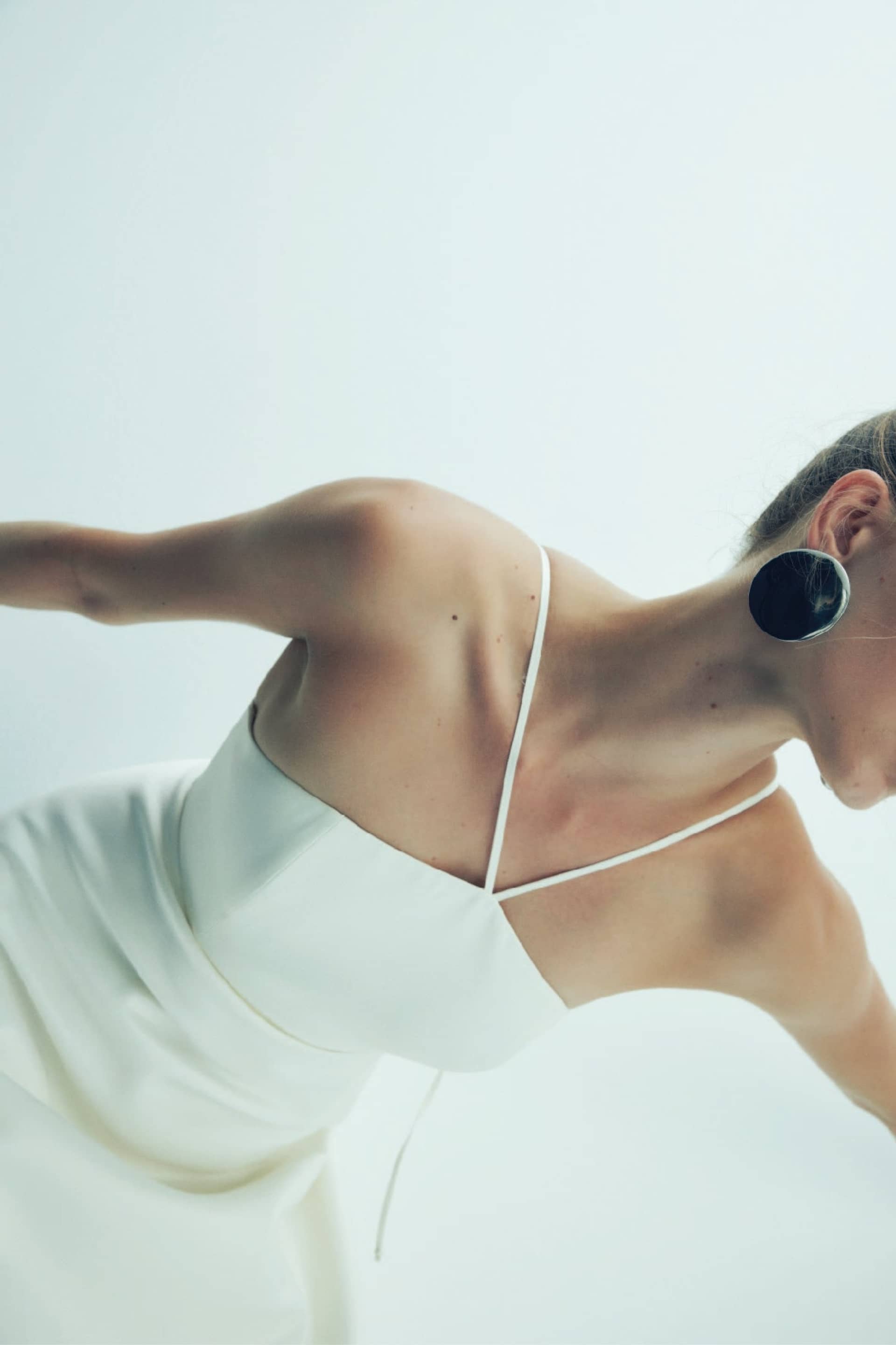 Riley Midi Dress in Vanilla Ice made by Nazli Ceren