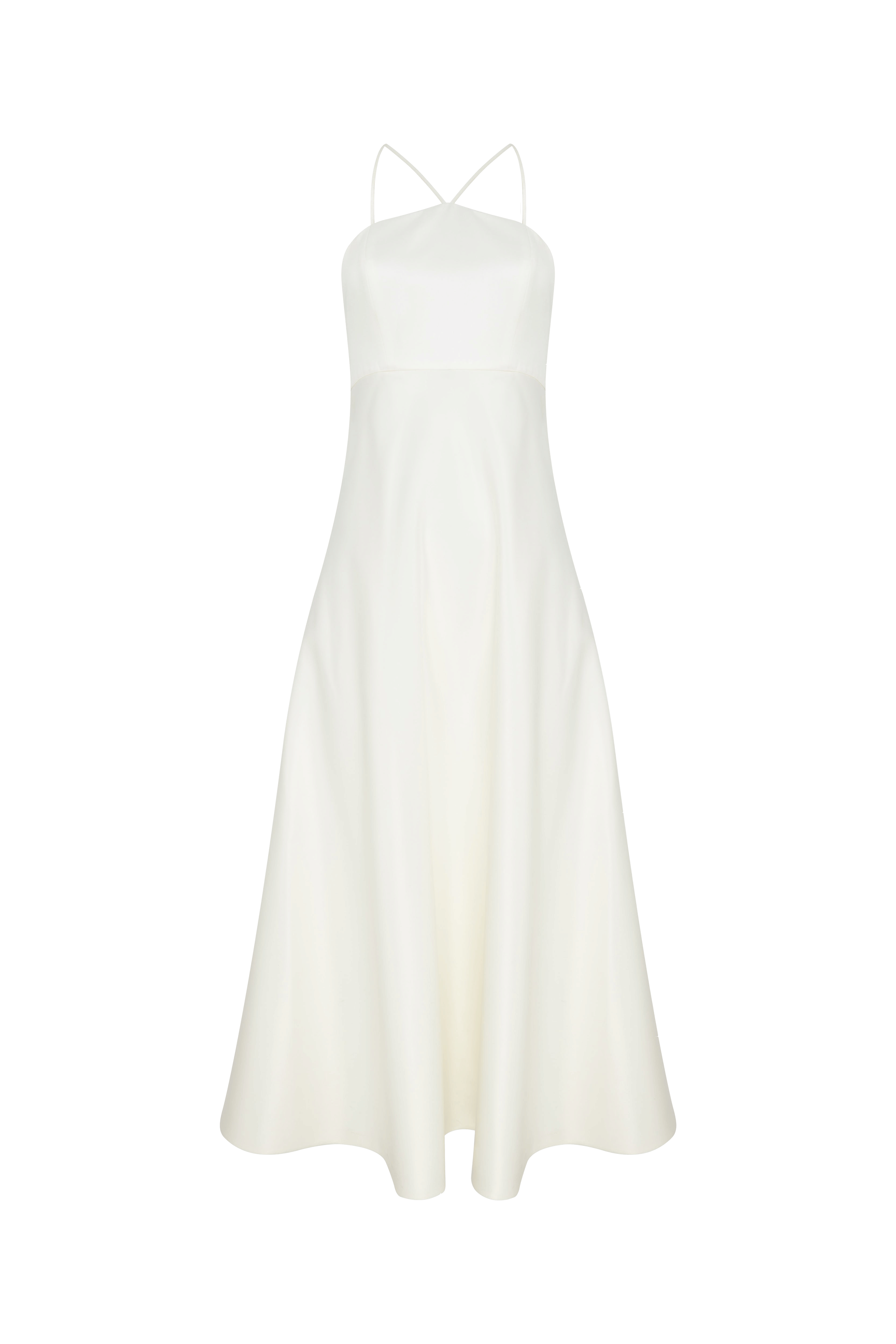 Riley Midi Dress in Vanilla Ice made by Nazli Ceren