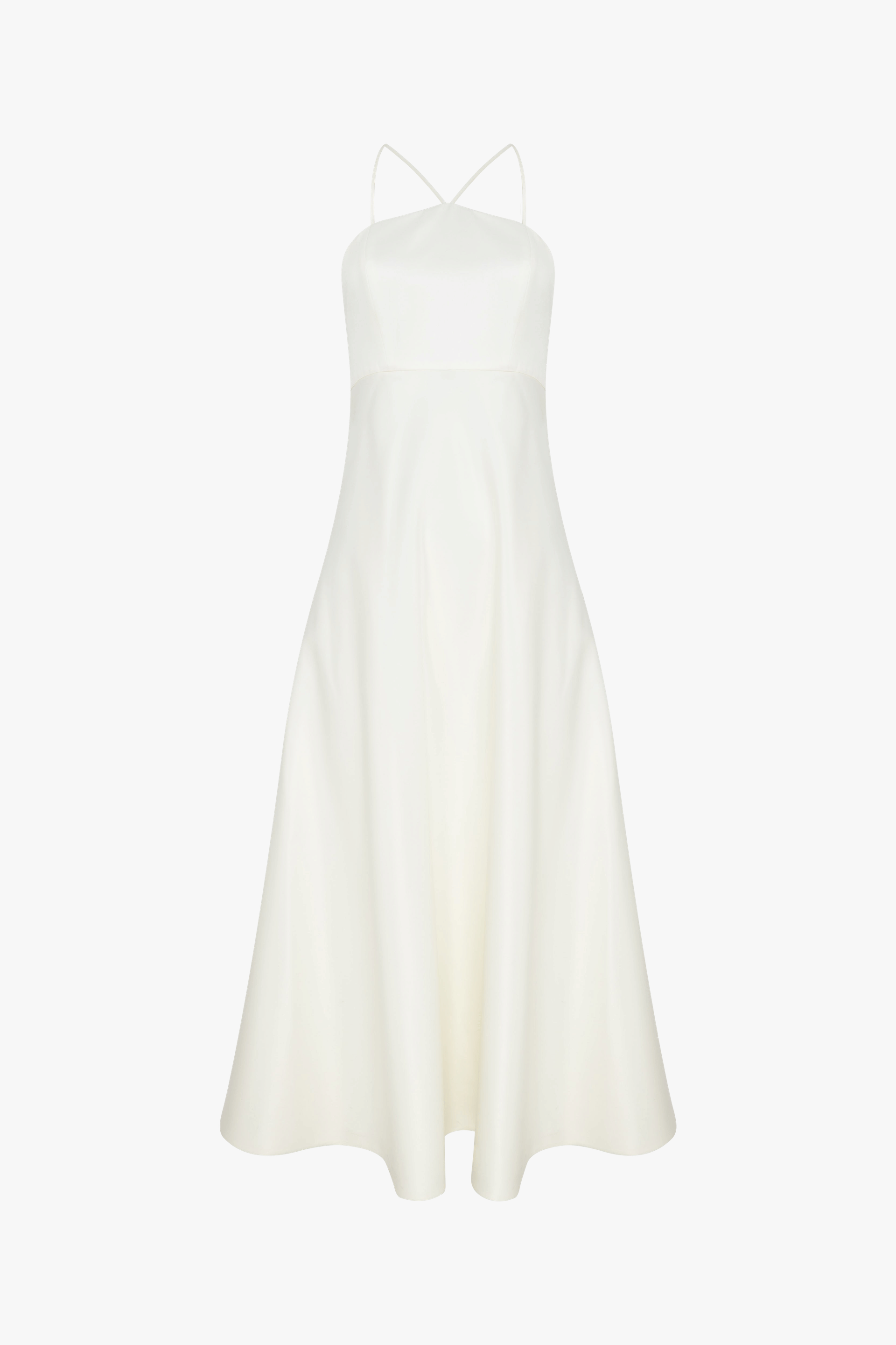 Riley Midi Dress in Vanilla Ice made by Nazli Ceren