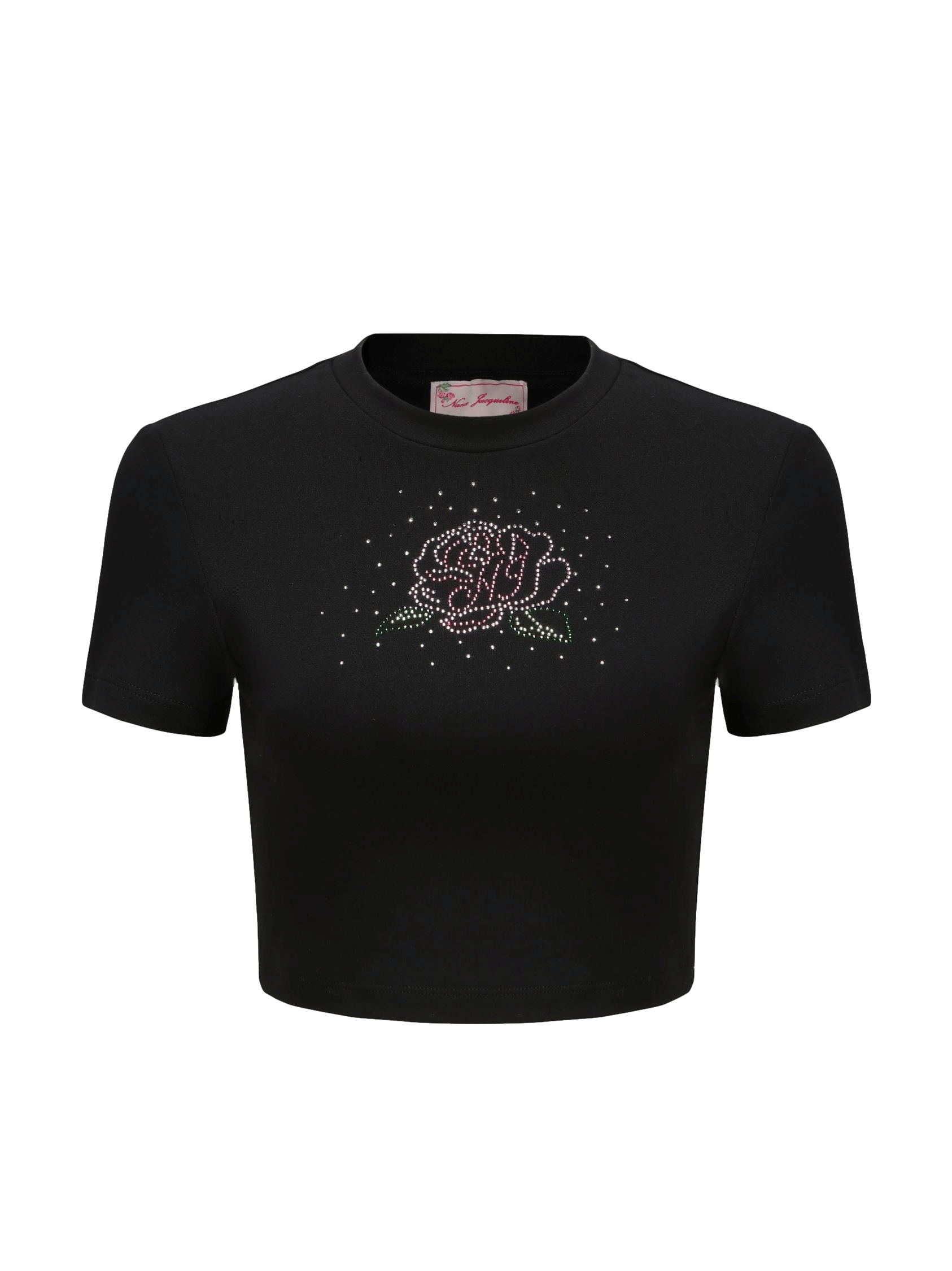 Elle Baby Tee (Black) (Final Sale) in Black made by Nana Jacqueline