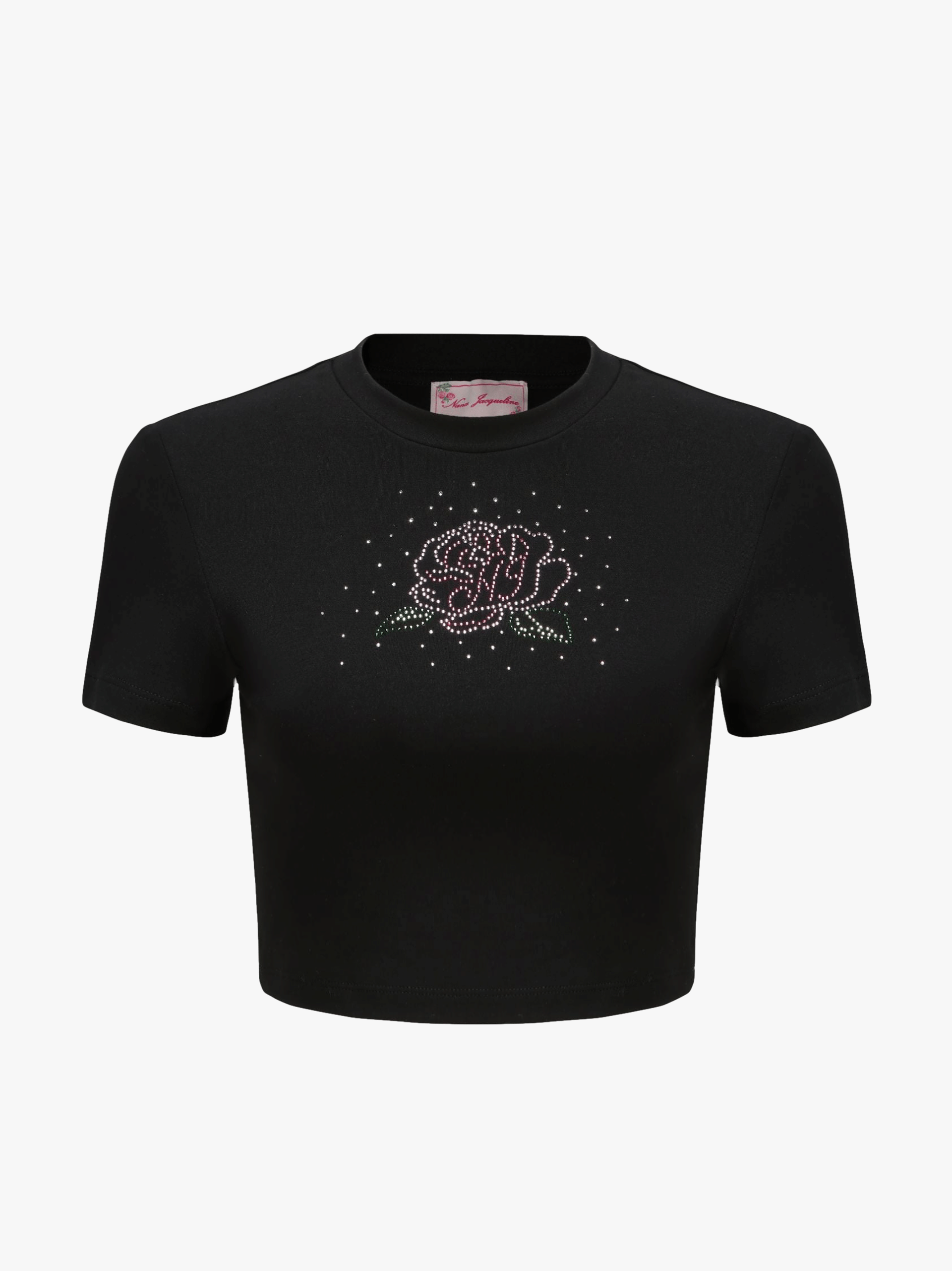 Elle Baby Tee (Black) (Final Sale) in Black made by Nana Jacqueline