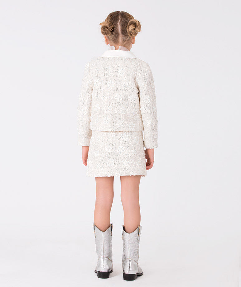 Sequin Bow Jacket made by Mama Luma