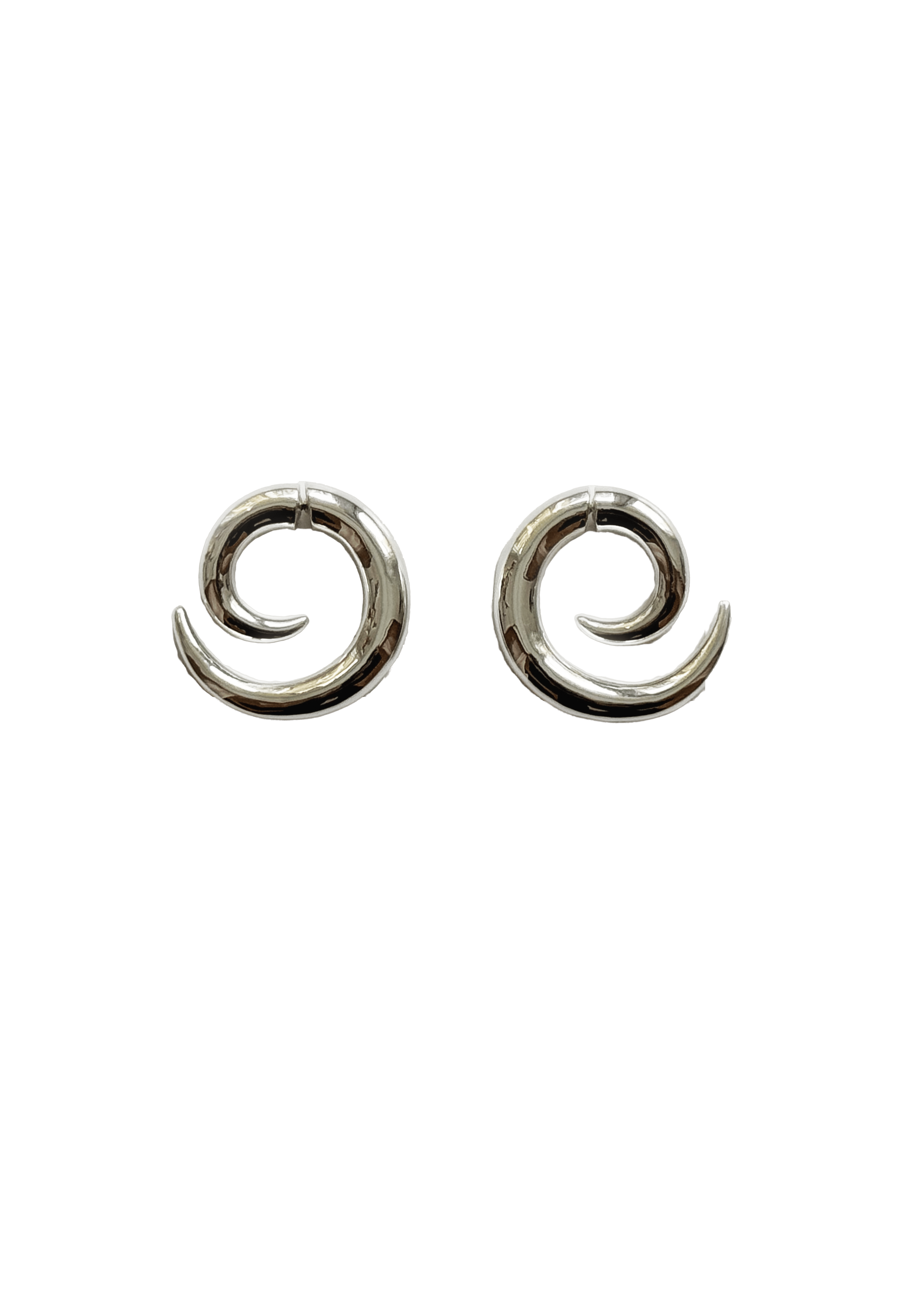 Eternity earrings - Silver - Pair made by POEM Objects