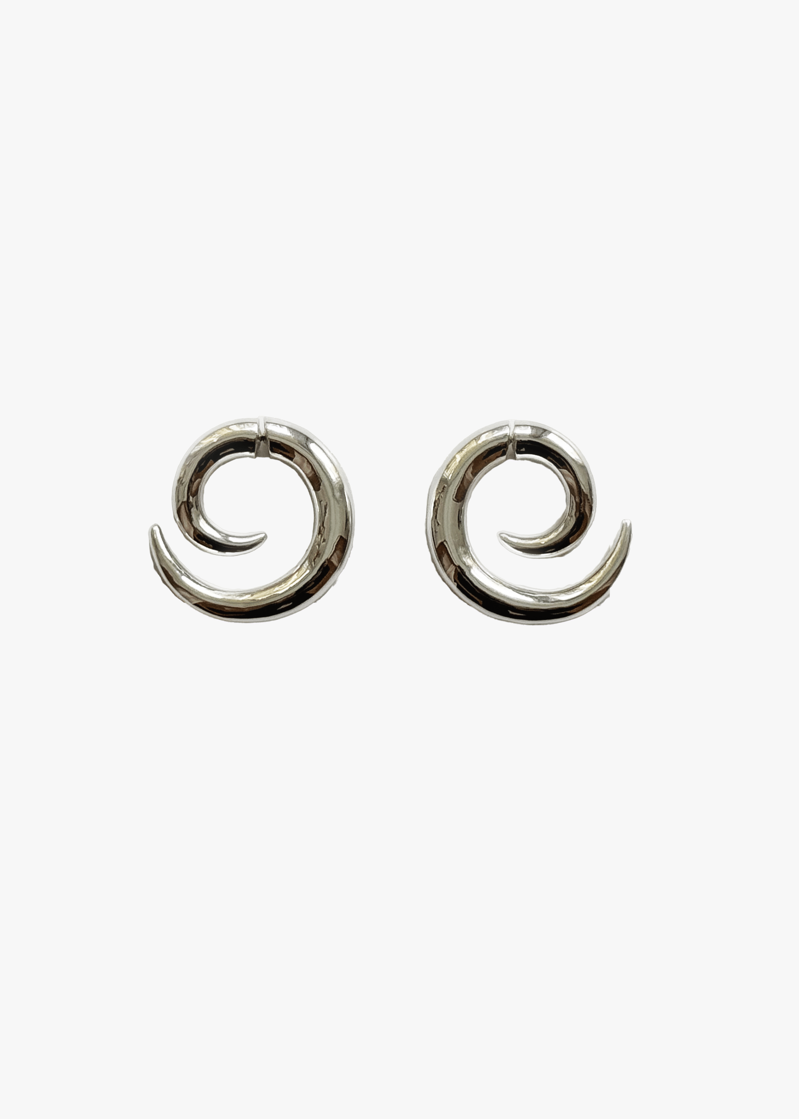 Eternity earrings - Silver - Pair made by POEM Objects