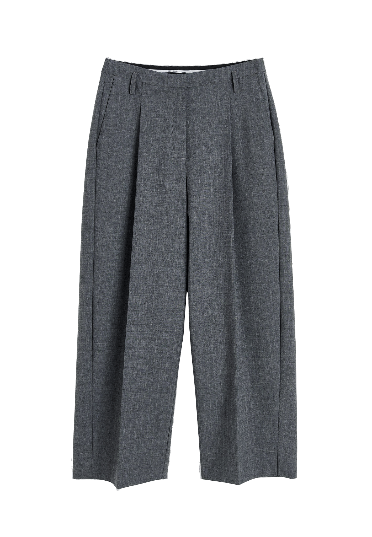 Carla Pants - Ligth Grey Pinstripe made by HERSKIND