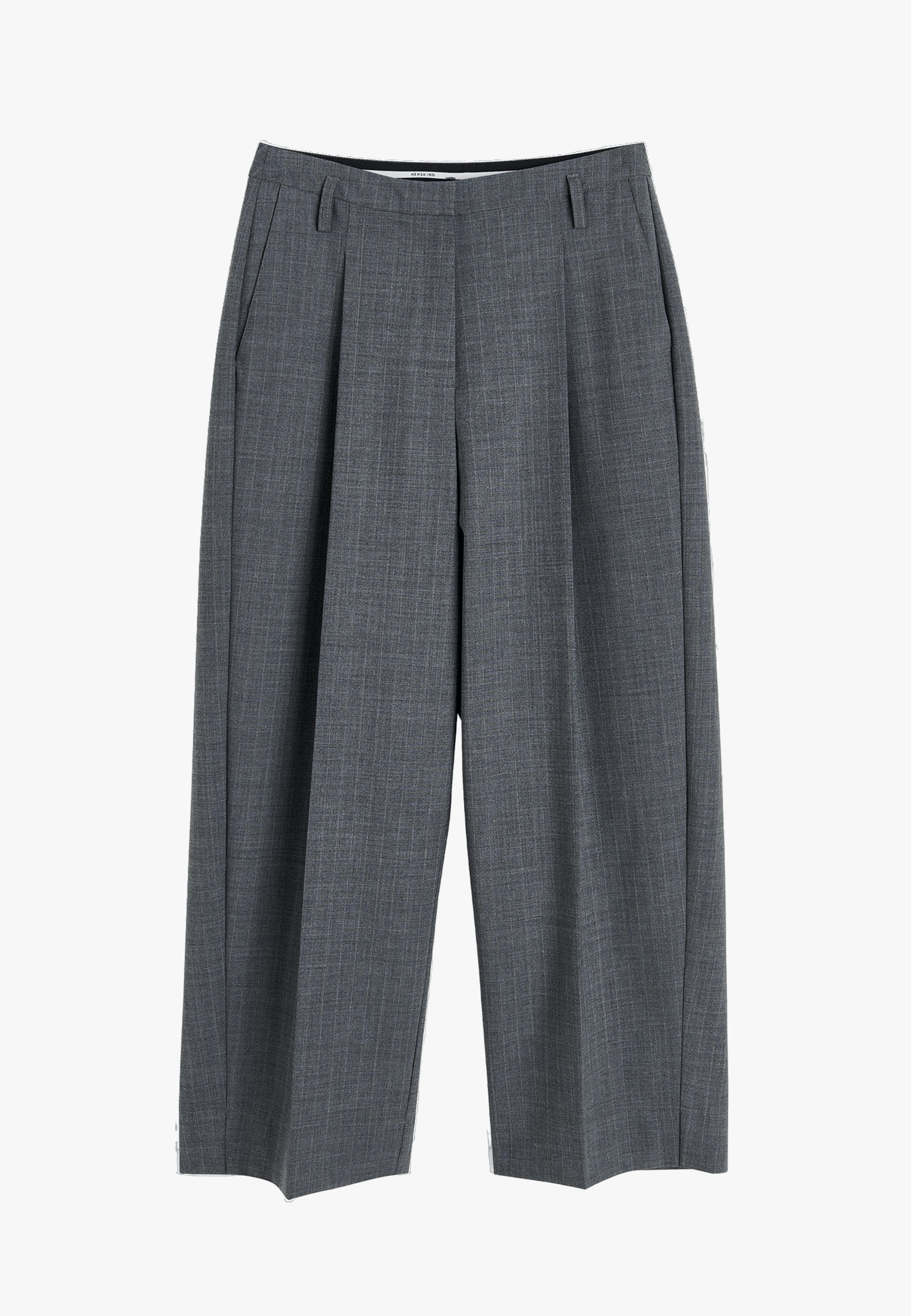 Carla Pants - Ligth Grey Pinstripe made by HERSKIND