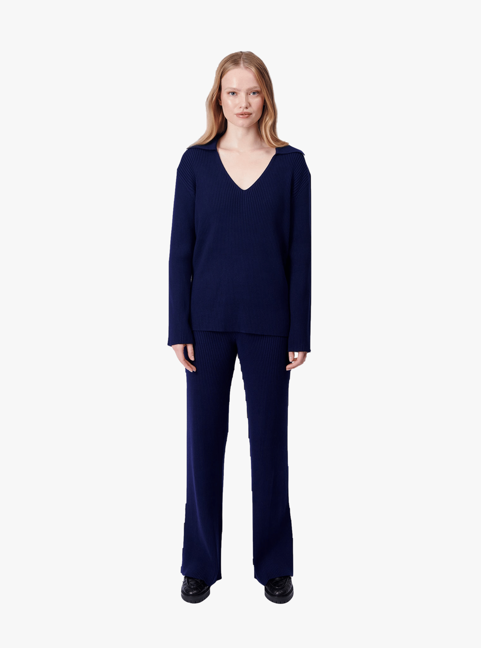 Aniko Sweater in Blue made by AÉRYNE