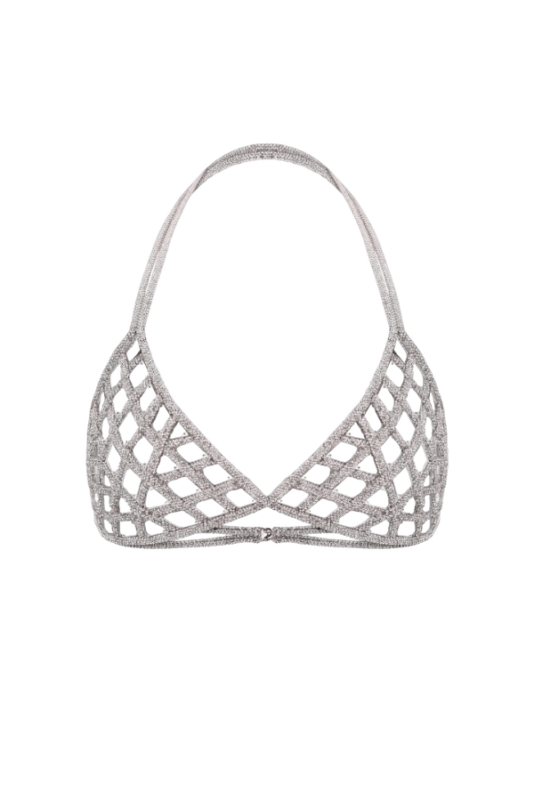 MIRROR TRIANGLE BRA made by NUÉ