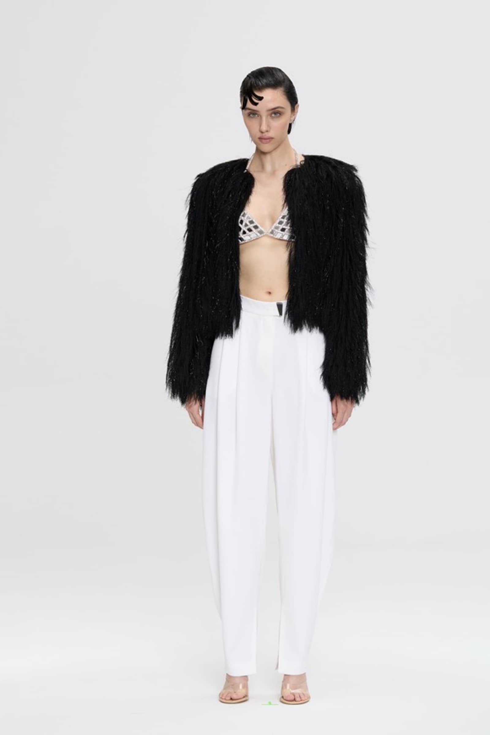 MIRROR TRIANGLE BRA made by NUÉ