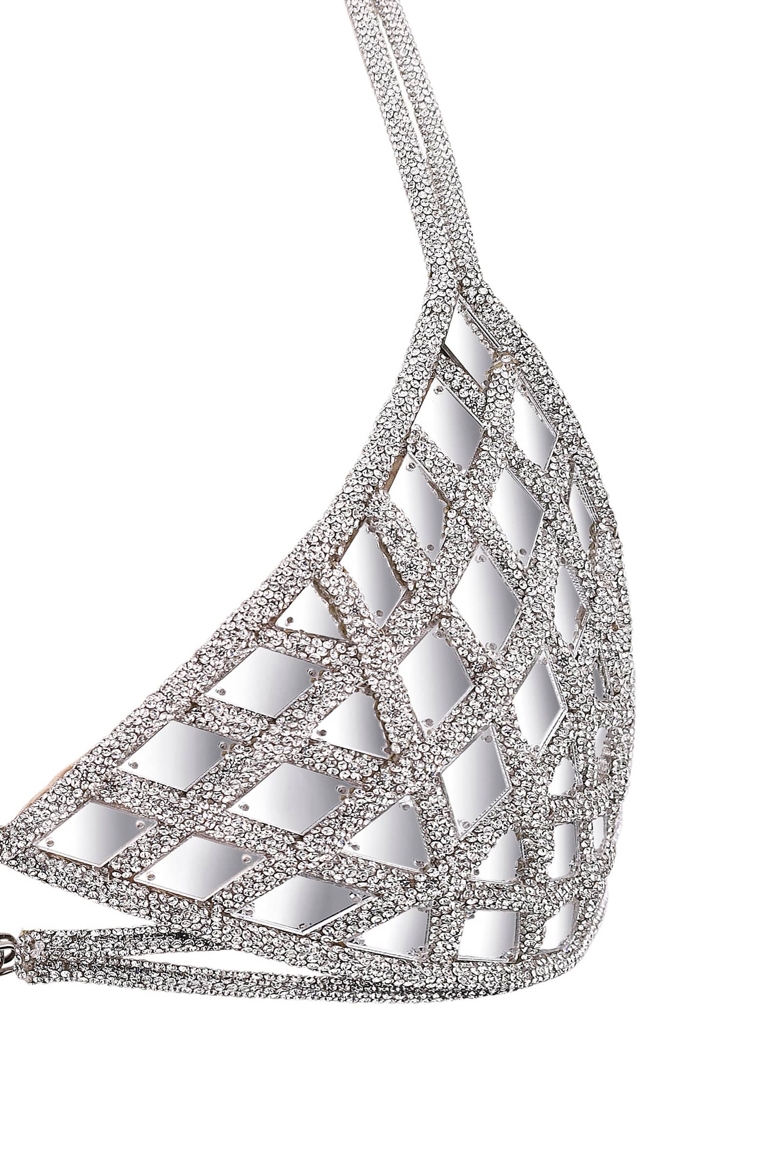 MIRROR TRIANGLE BRA made by NUÉ