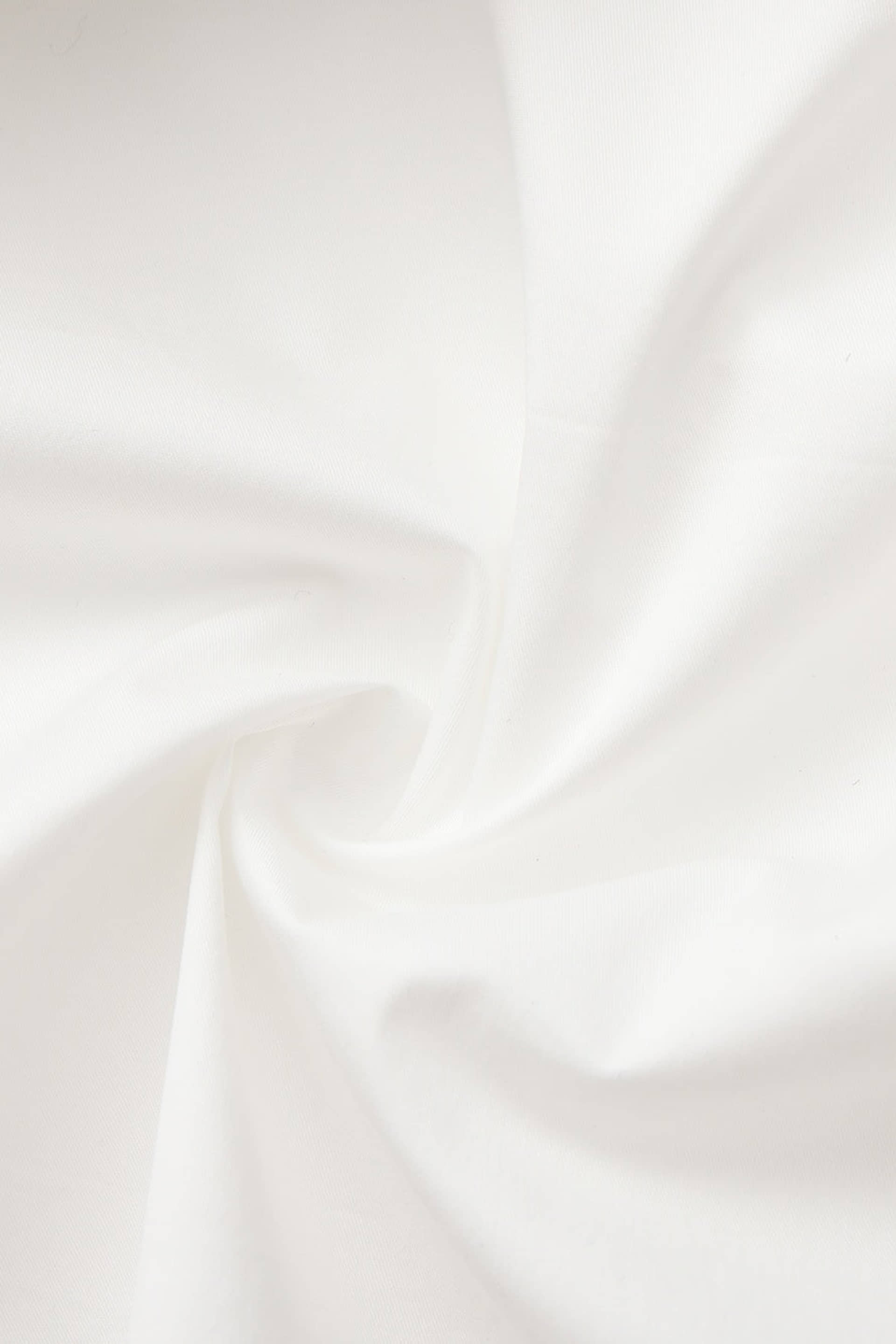 Claudine High-Waist A-Line White Midi Skirt made by Nana Jacqueline