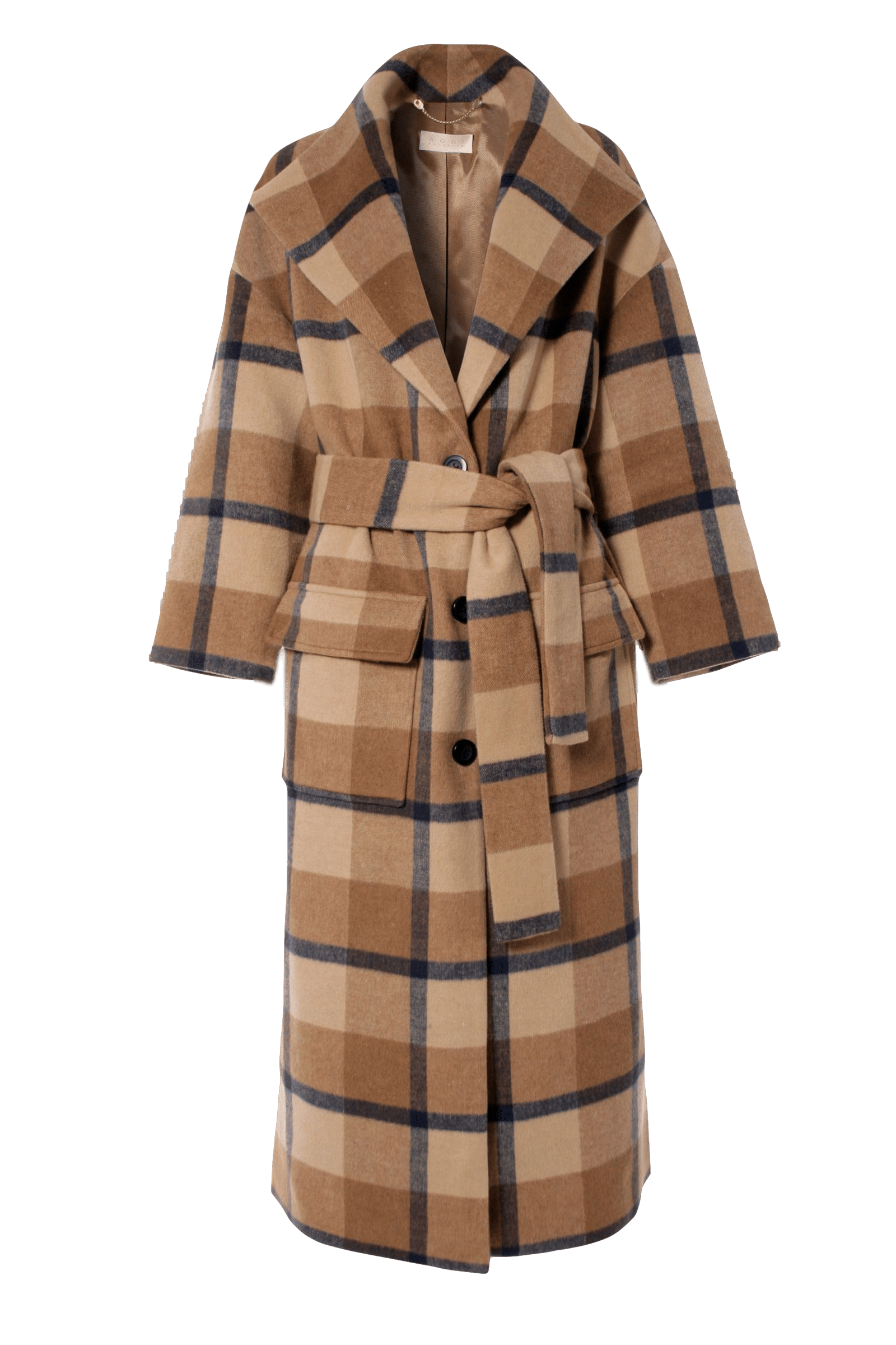 Coat Alison Cafe Au Lait made by HALEWSKI