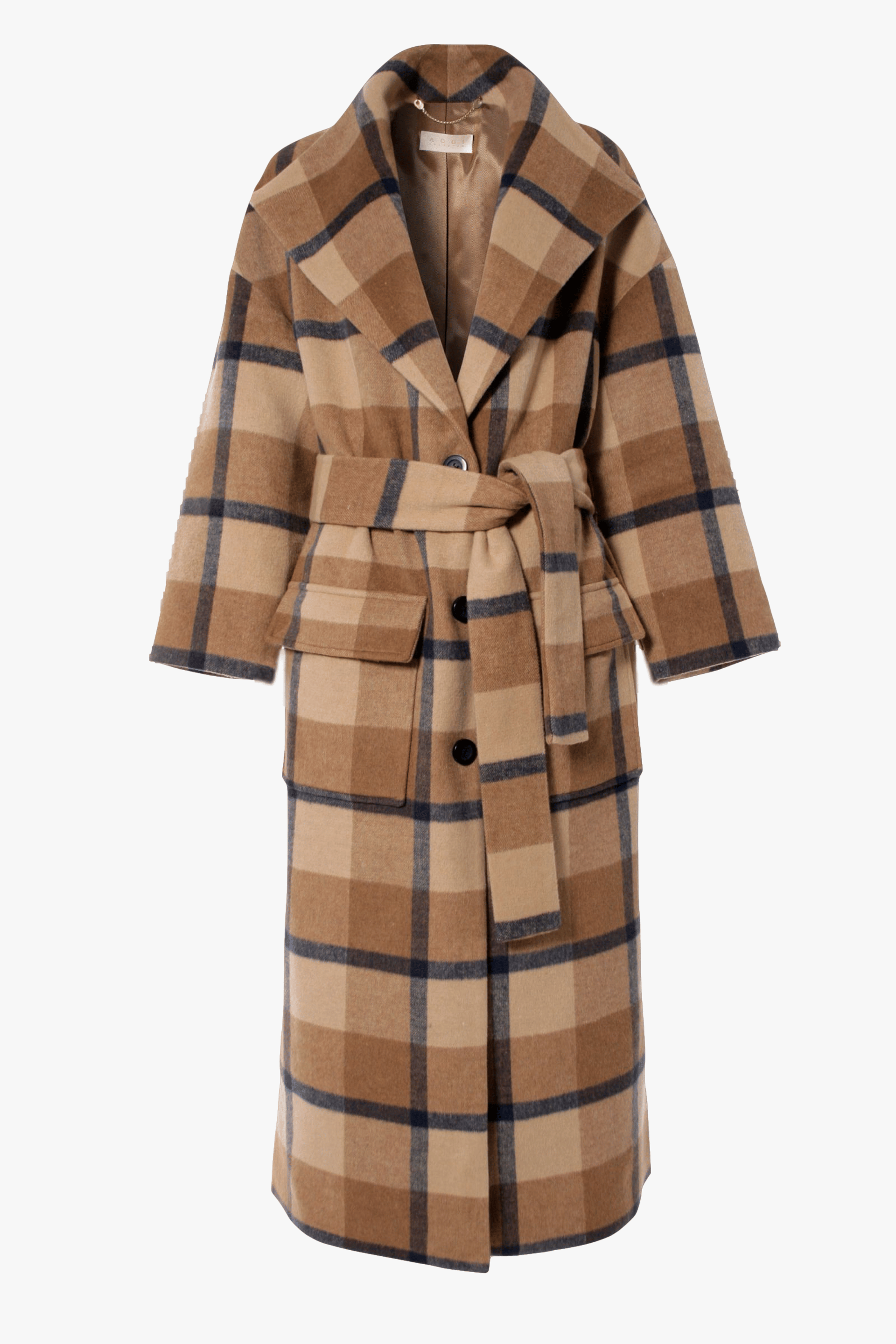 Coat Alison Cafe Au Lait made by HALEWSKI