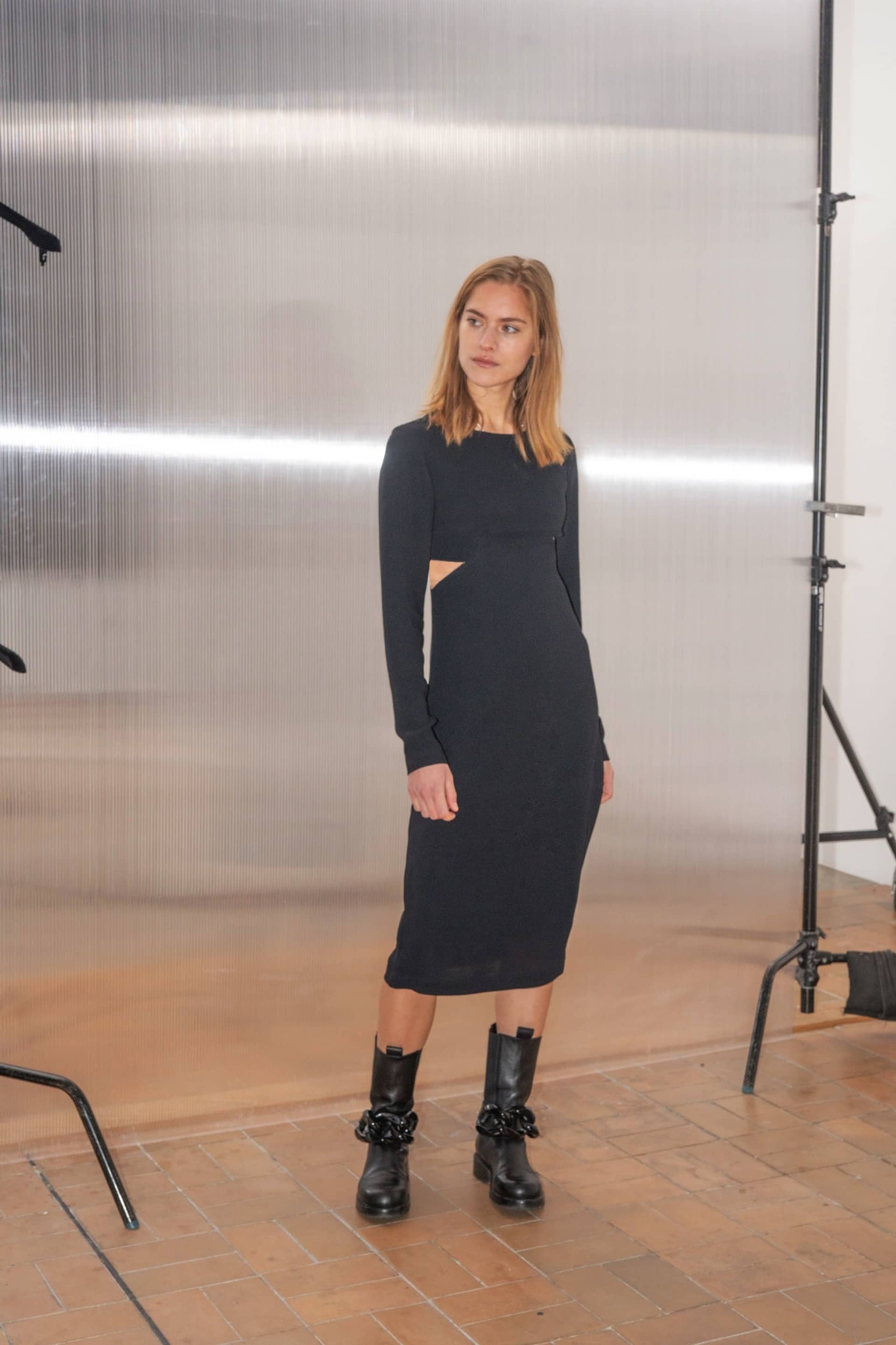 Ignes Dress - Black in Black made by HERSKIND