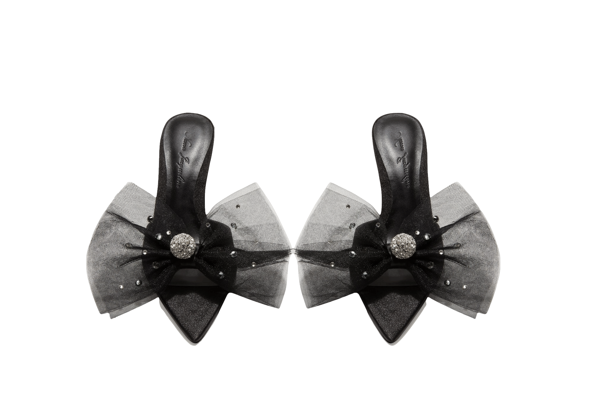 Isabella Bow Heels (Black) (Final Sale) in Black made by Nana Jacqueline