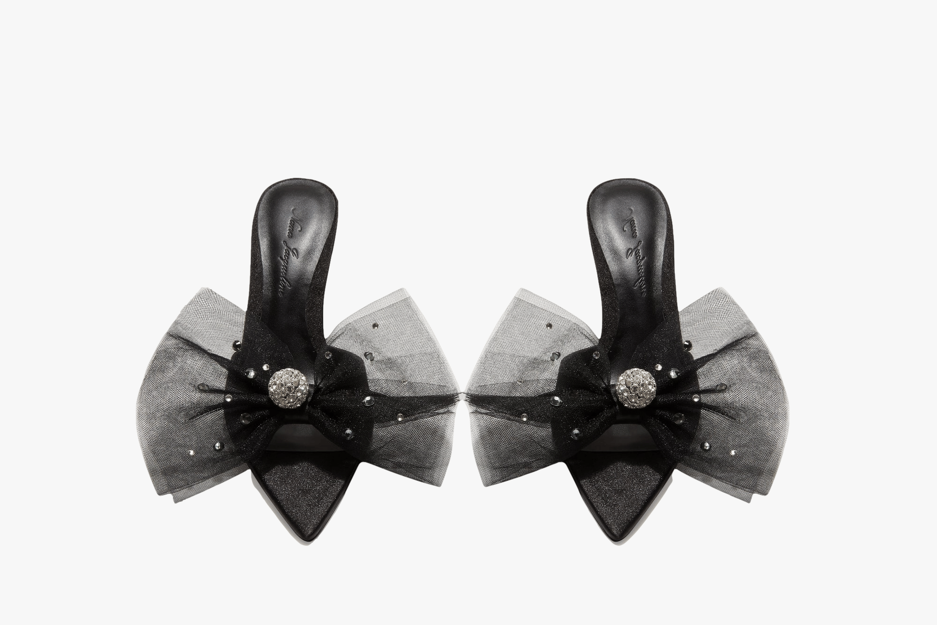 Isabella Bow Heels (Black) (Final Sale) in Black made by Nana Jacqueline