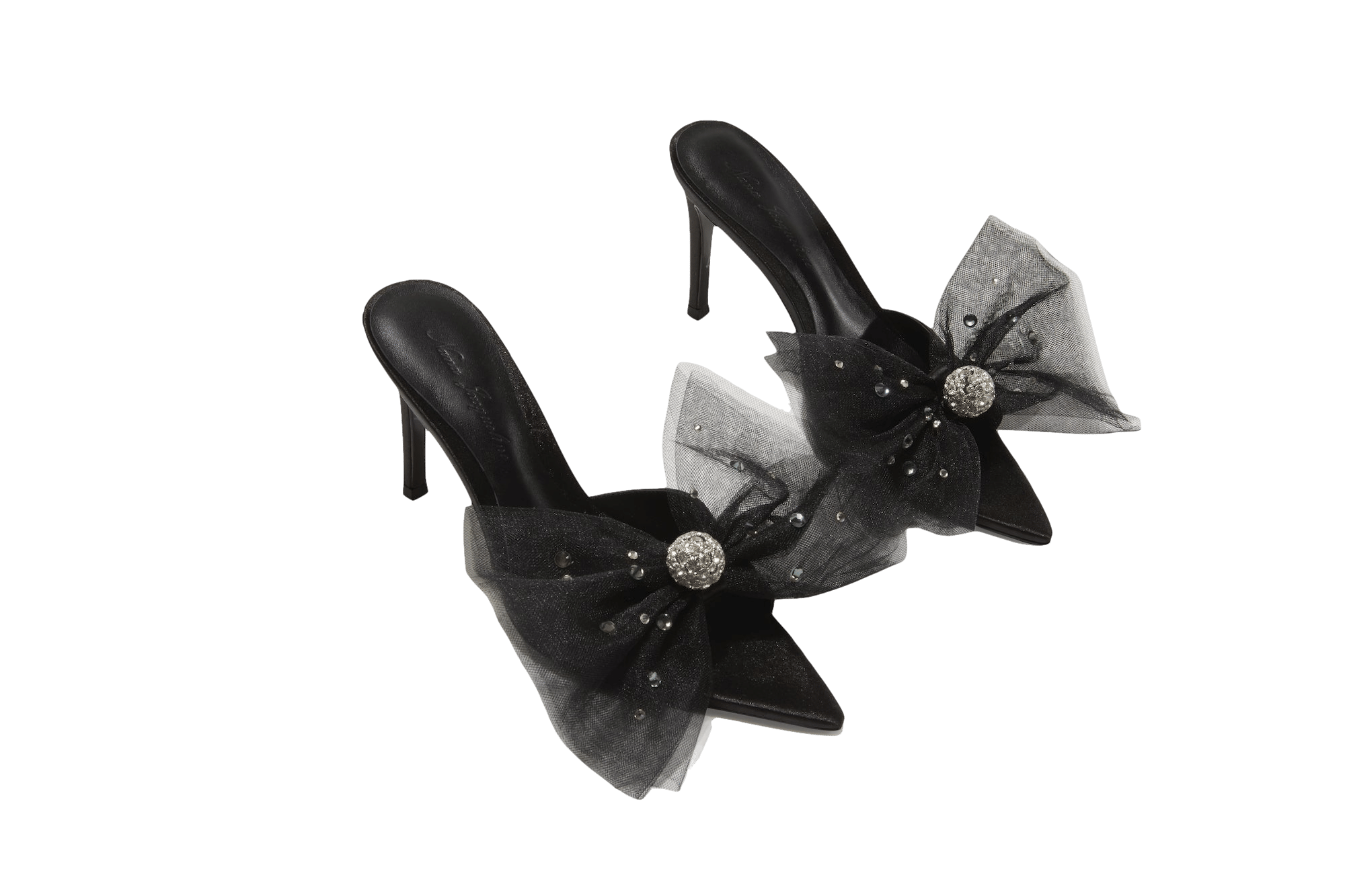 Isabella Bow Heels (Black) (Final Sale) in Black made by Nana Jacqueline