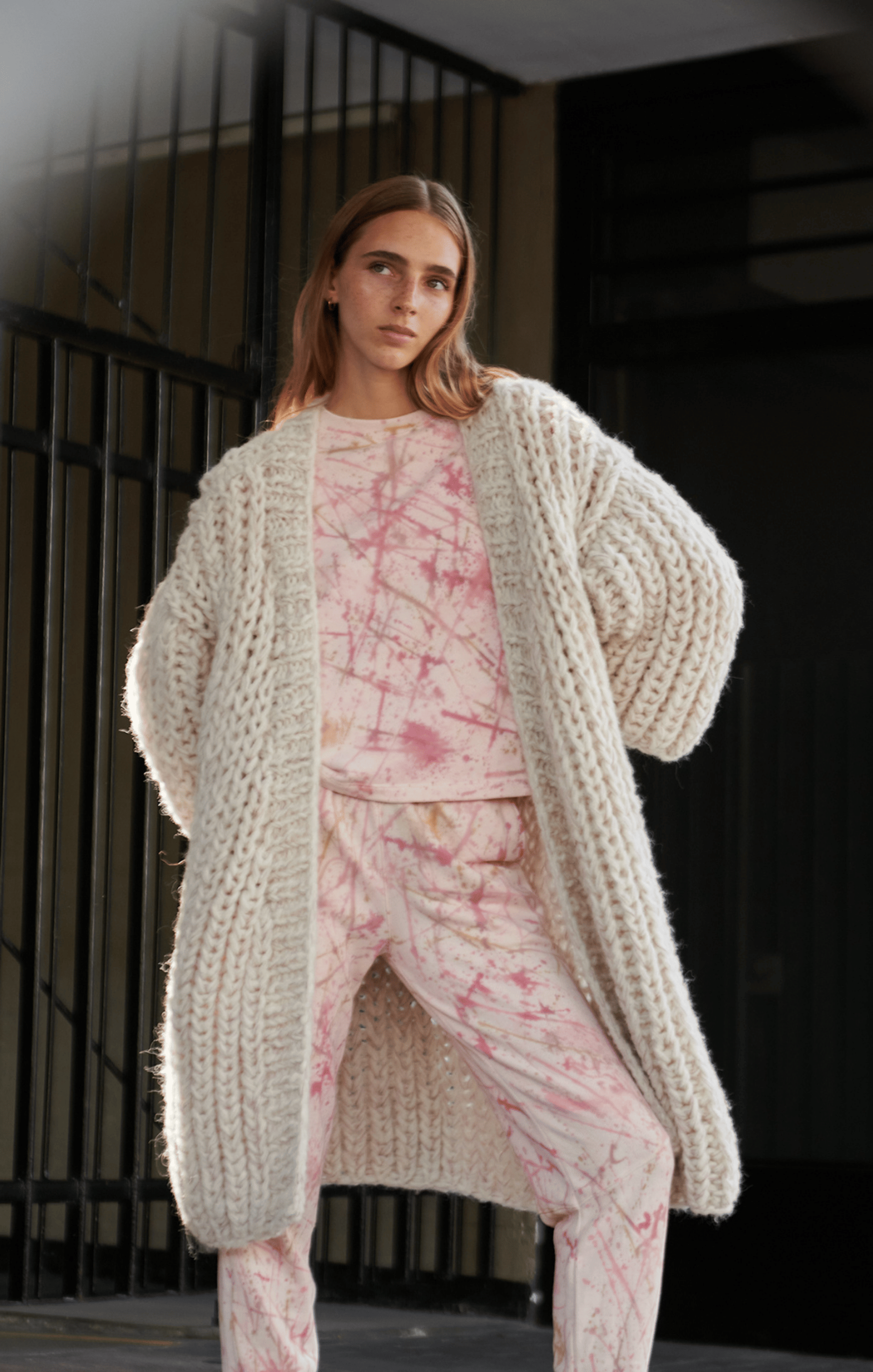 KONI Cardigan (30% OFF) in Beige made by AYNI