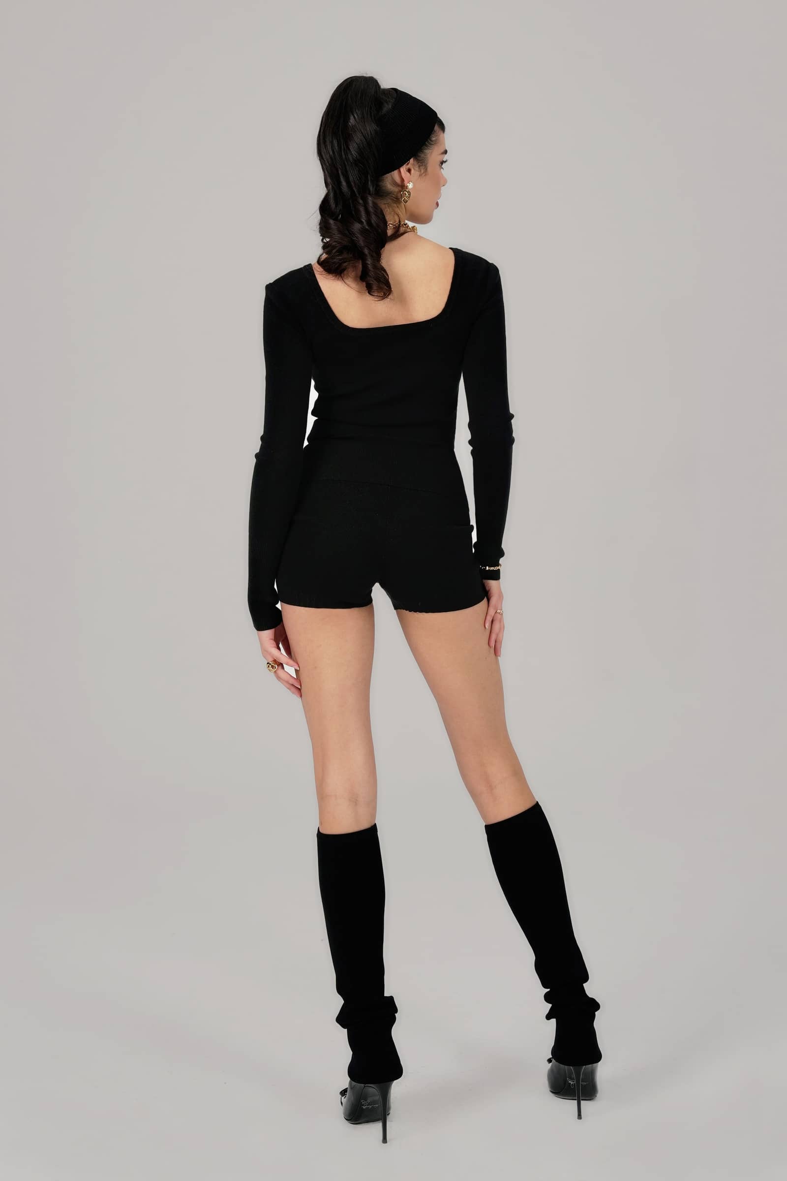 Holly Shorts (Black) made by Nana Jacqueline