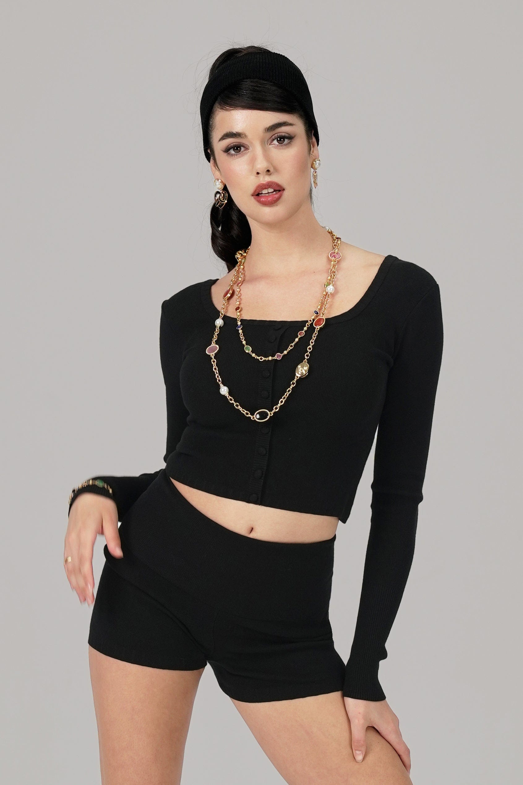 Holly Shorts (Black) made by Nana Jacqueline