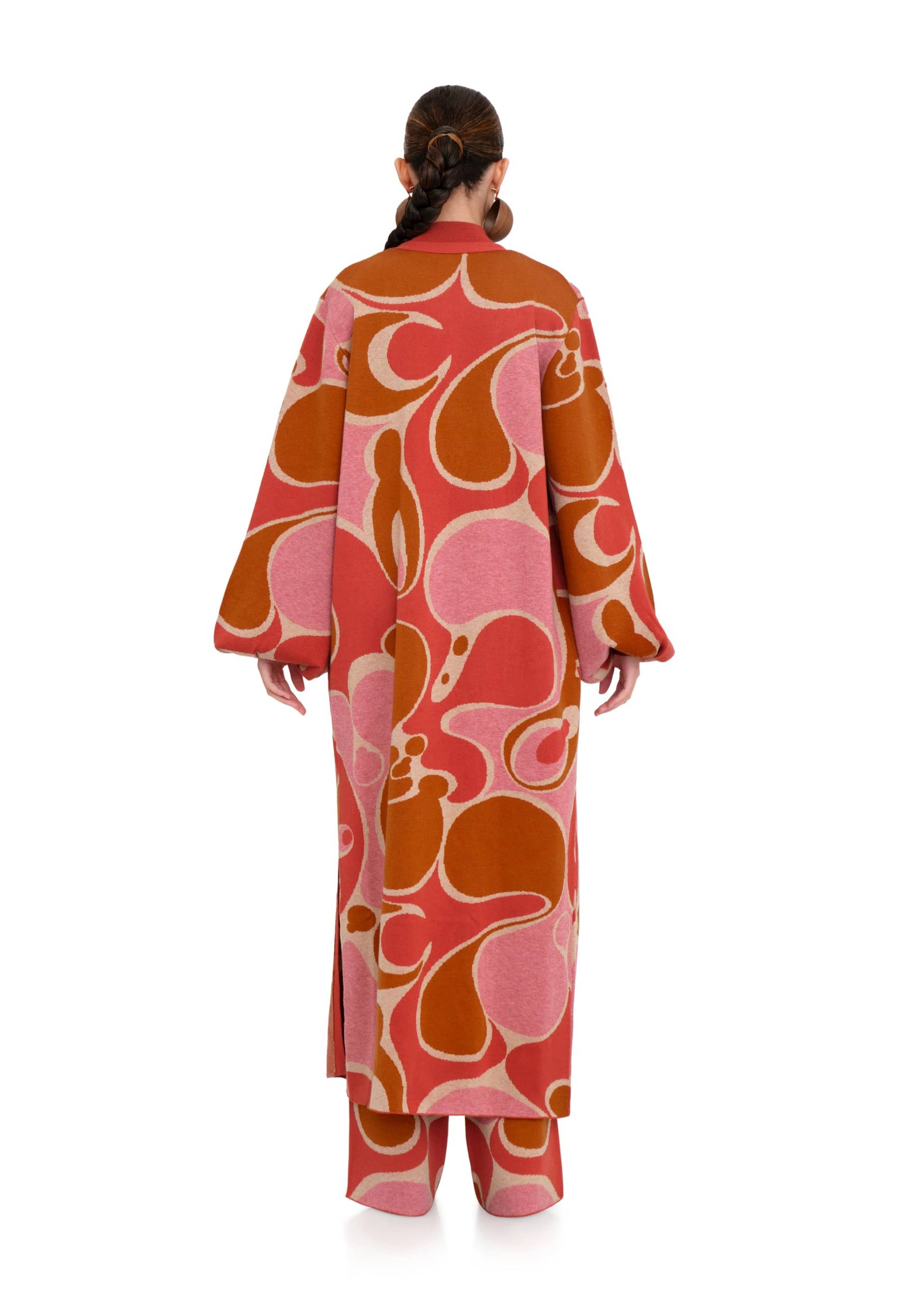 ALLY CARO PRINT KNIT SWEATER made by Andrea Iyamah