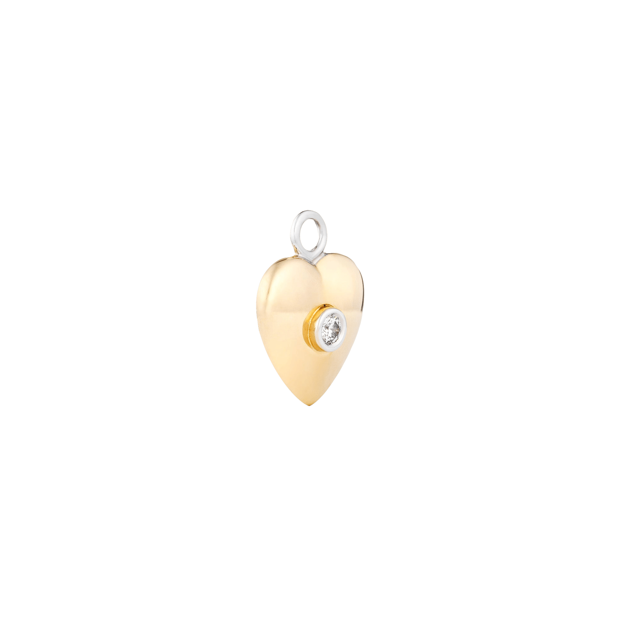FENGAN PENDANT - WHITE DIAMOND & YELLOW GOLD made by ENNUI