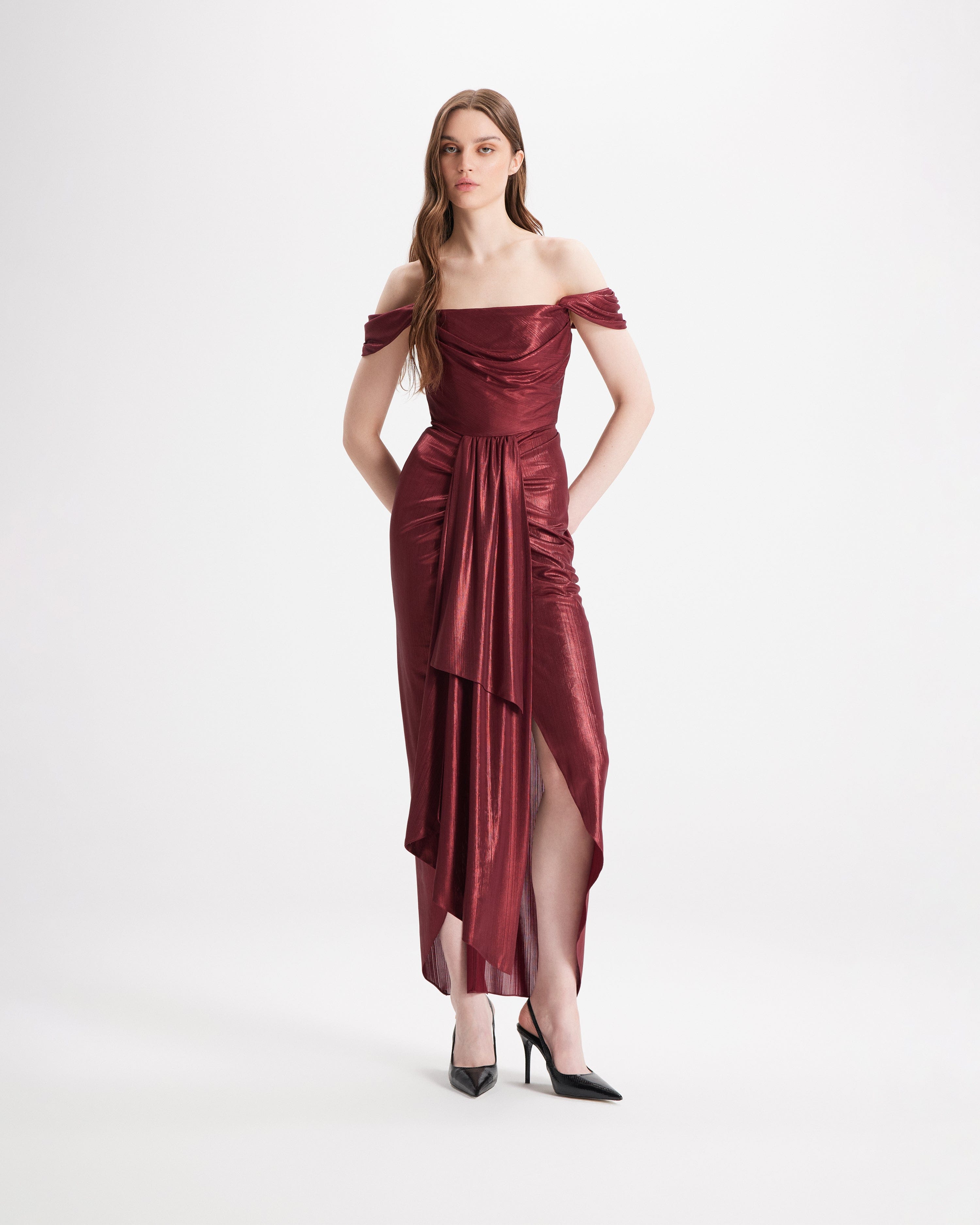 Cleo Glam - Burgundy made by Gigii's