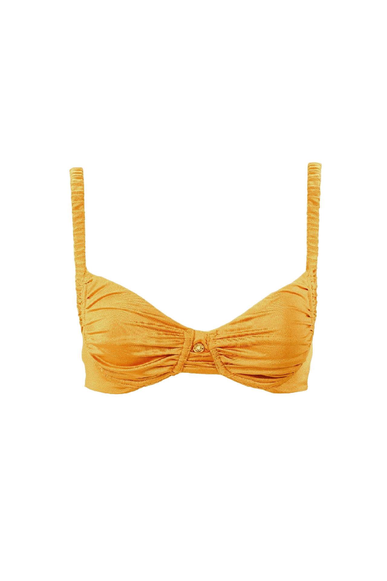 Ariel Underwire Bikini Top in Sunset made by Decolet The Label