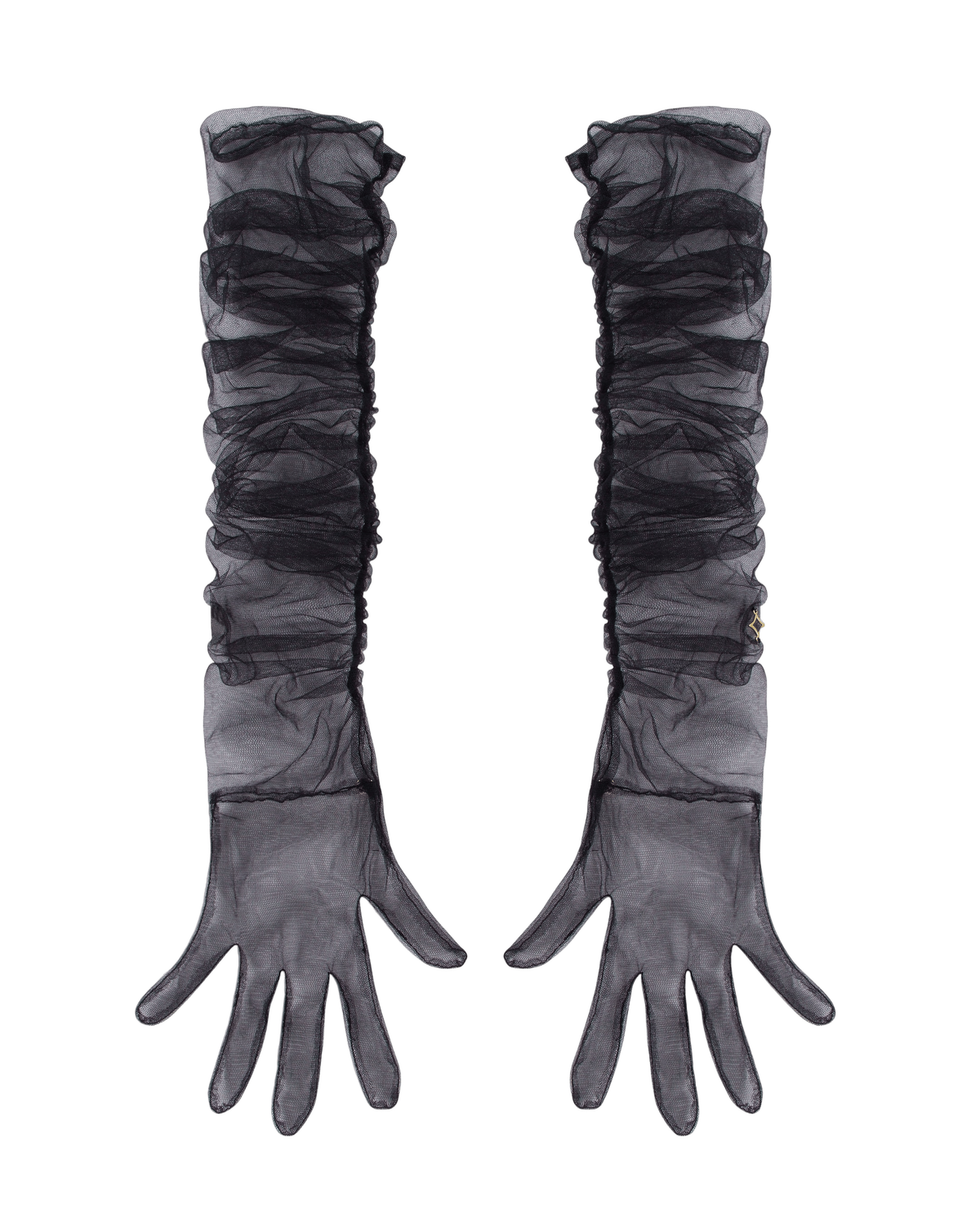 Long Tulle Gloves made by ONORI