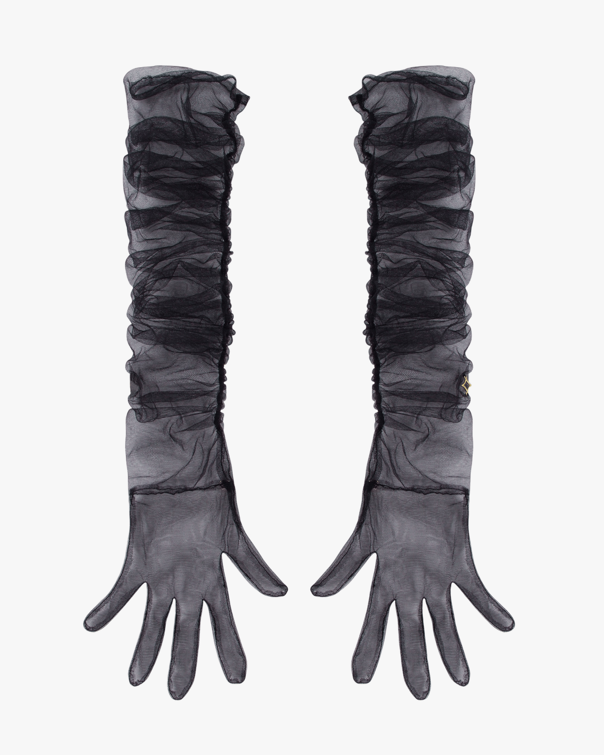 Long Tulle Gloves made by ONORI