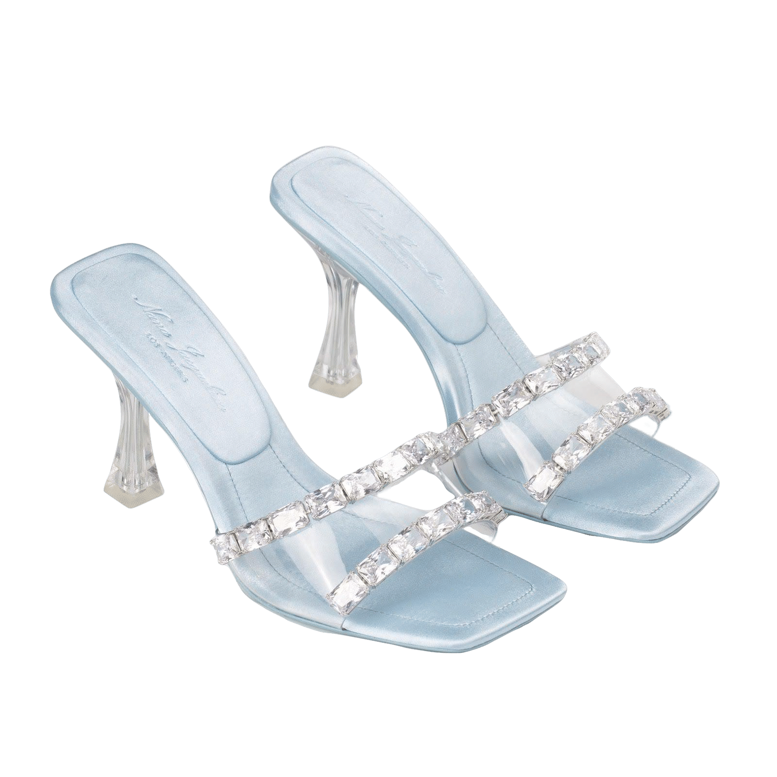 Blue Bellah Sandals (Final Sale) in Blue made by Nana Jacqueline