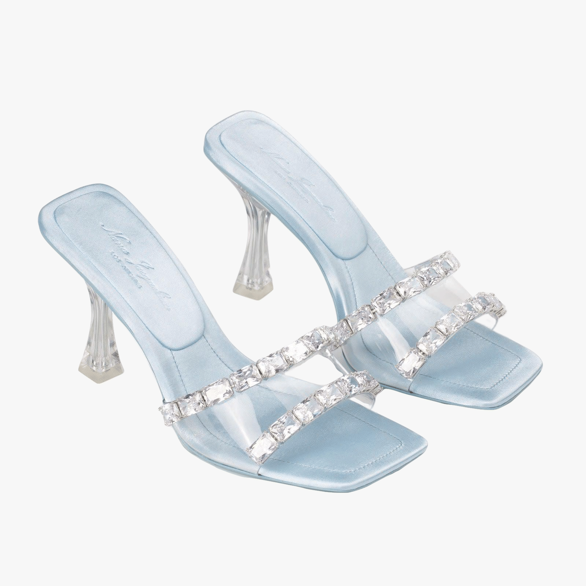 Blue Bellah Sandals (Final Sale) in Blue made by Nana Jacqueline