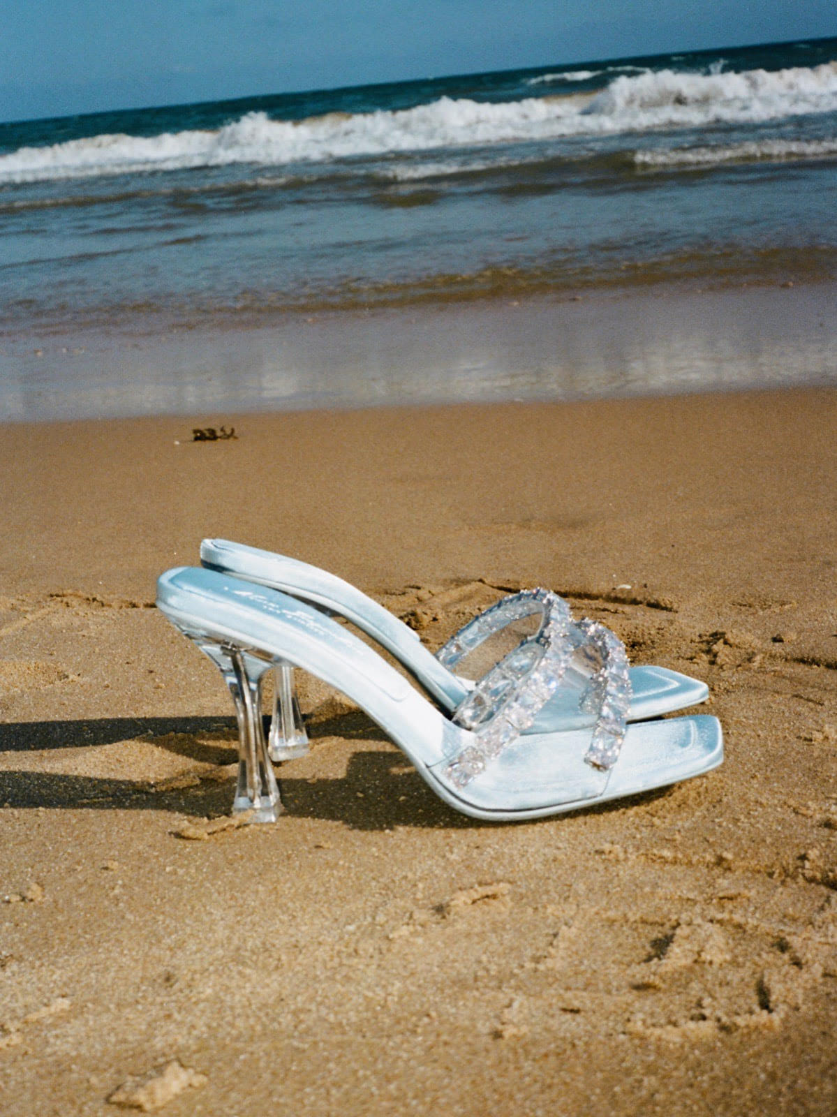 Blue Bellah Sandals (Final Sale) in Blue made by Nana Jacqueline